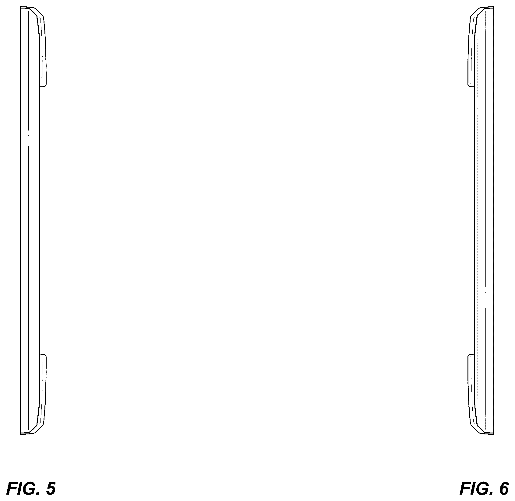 Patent USD1123764 Figure 4 – License plate frame
