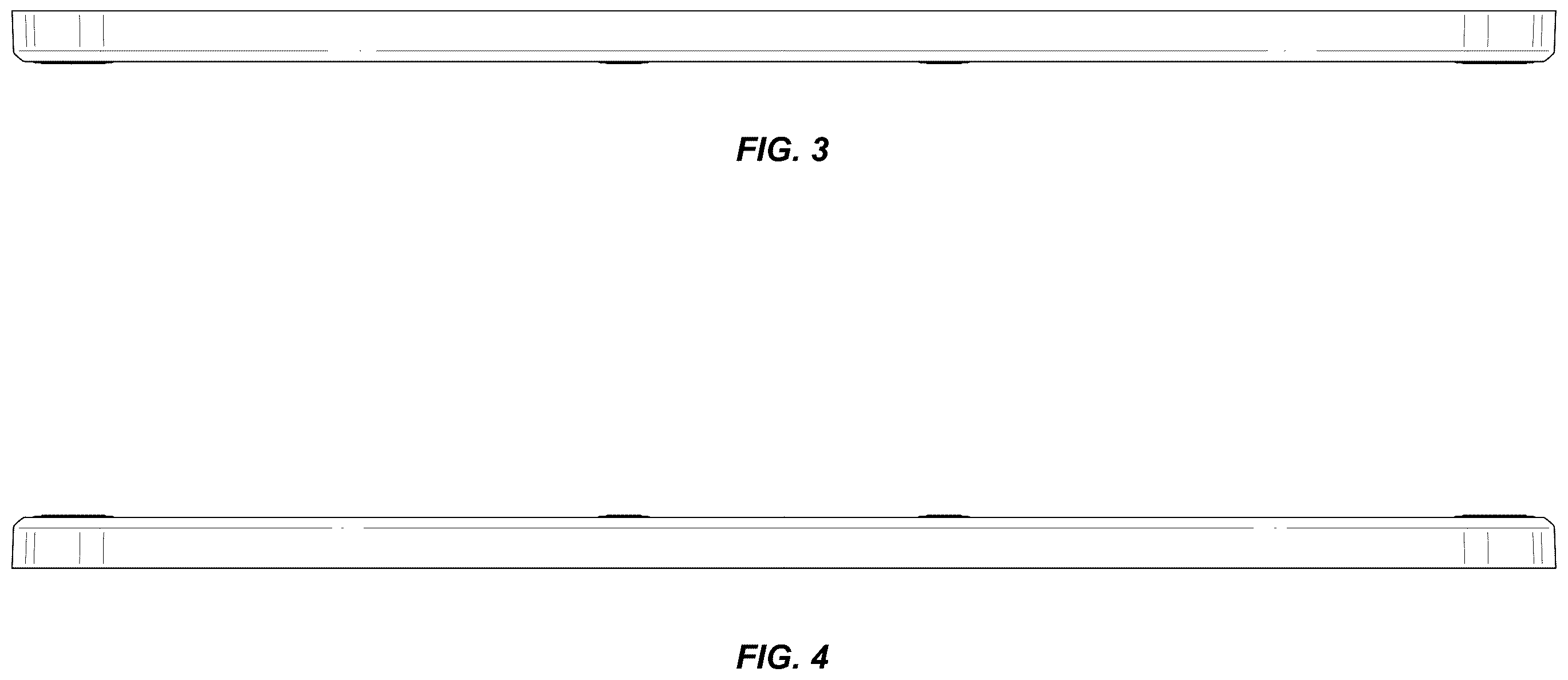 Patent USD1123766 Figure 3 – License plate frame