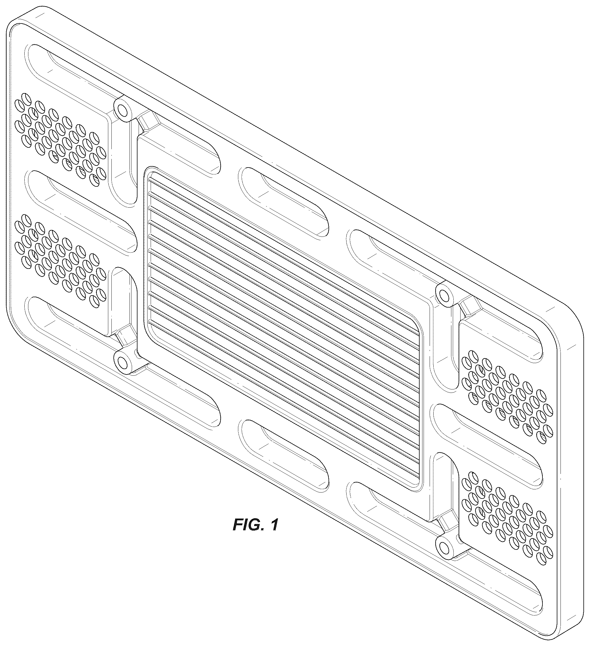 Patent USD1123767 — License plate frame — Figure 1