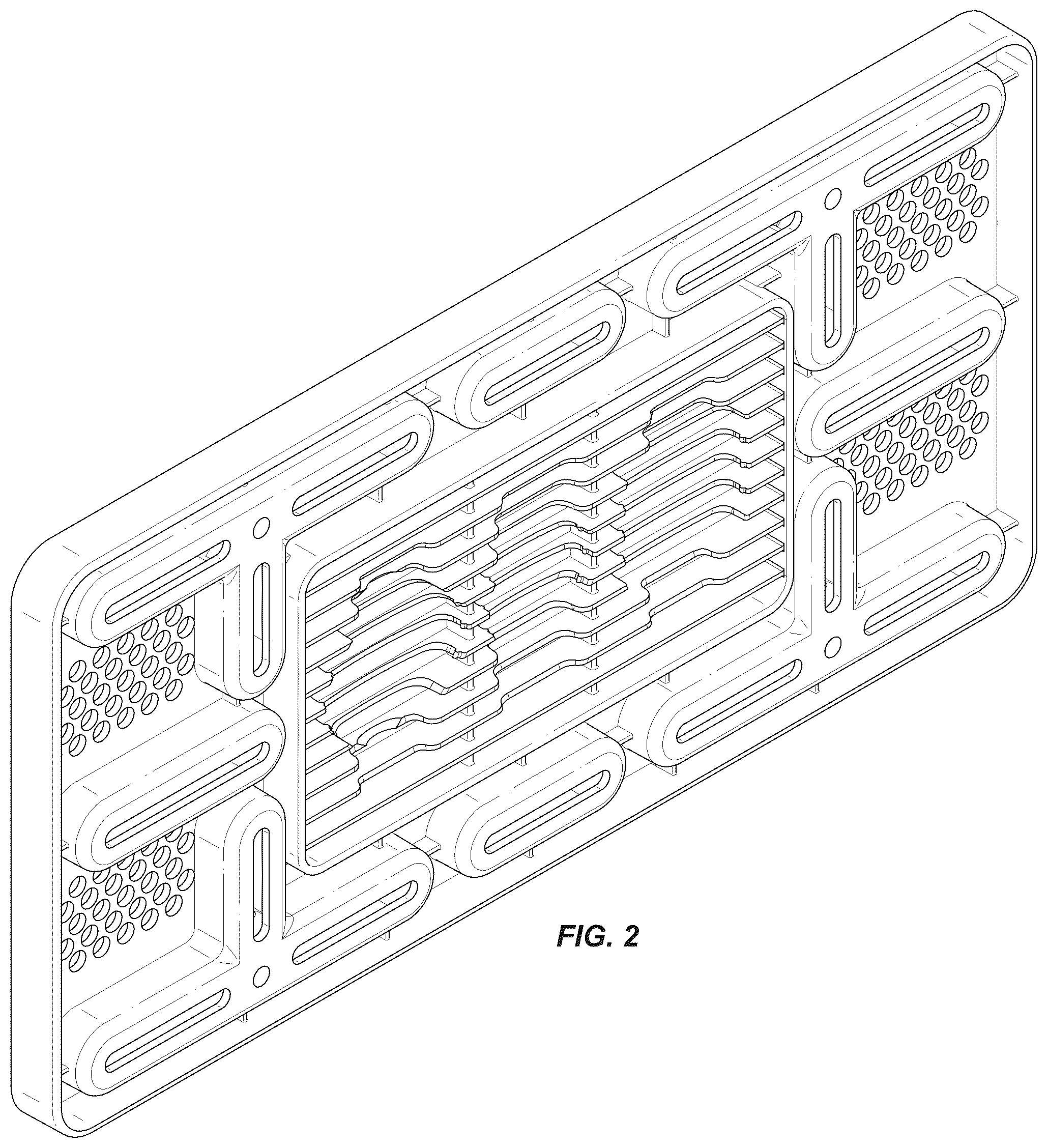 Patent USD1123767 Figure 2 – License plate frame