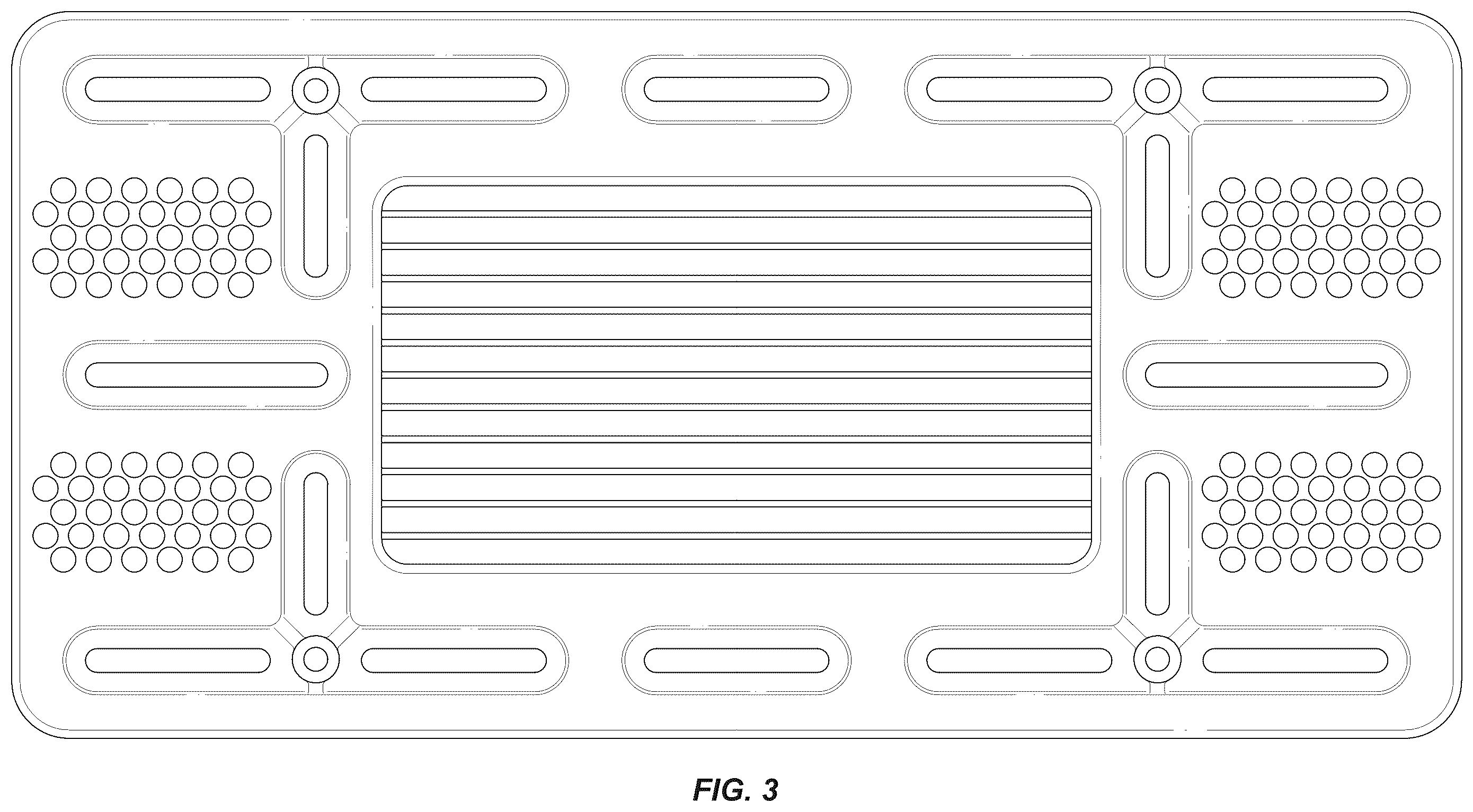 Patent USD1123767 Figure 3 – License plate frame