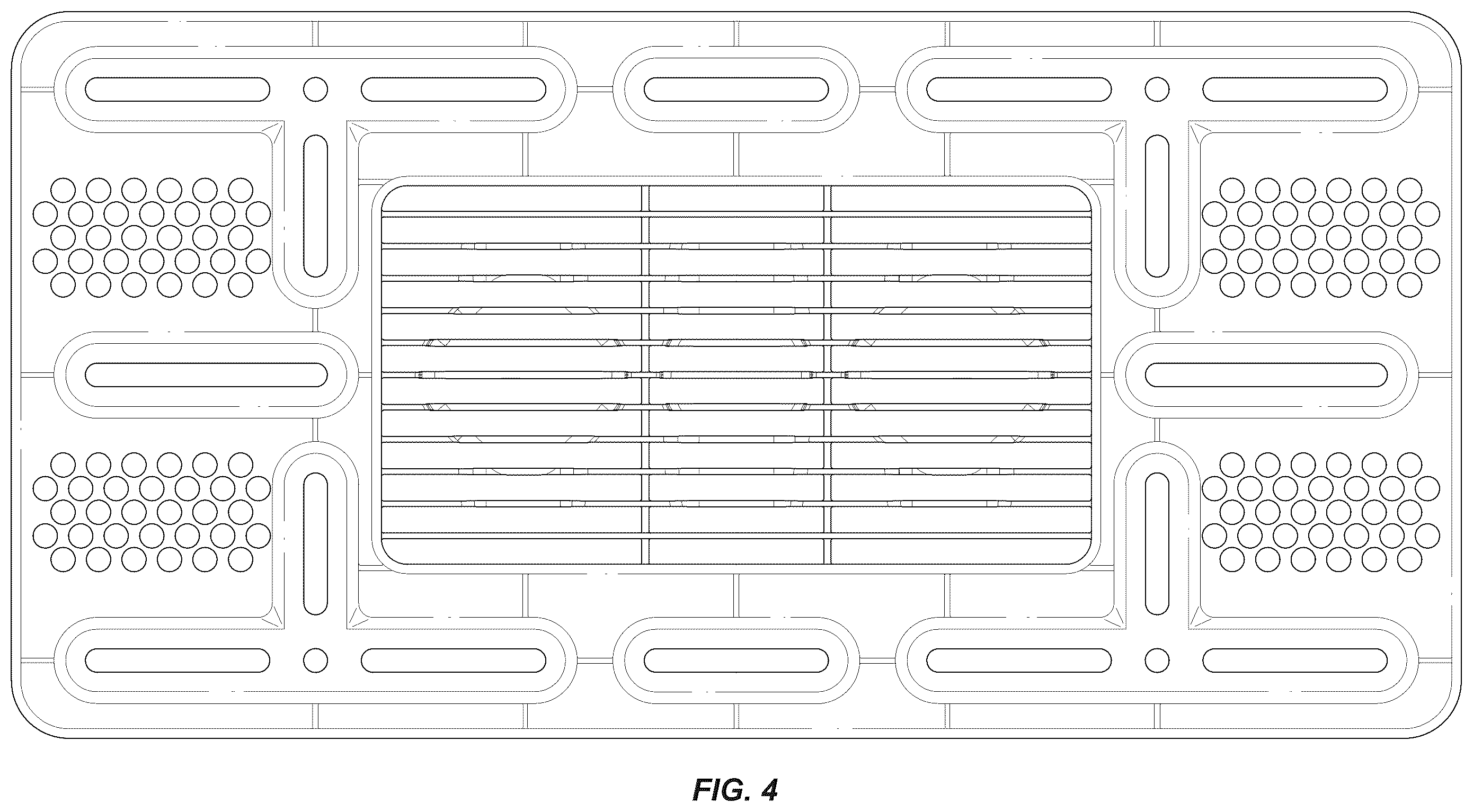 Patent USD1123767 Figure 4 – License plate frame