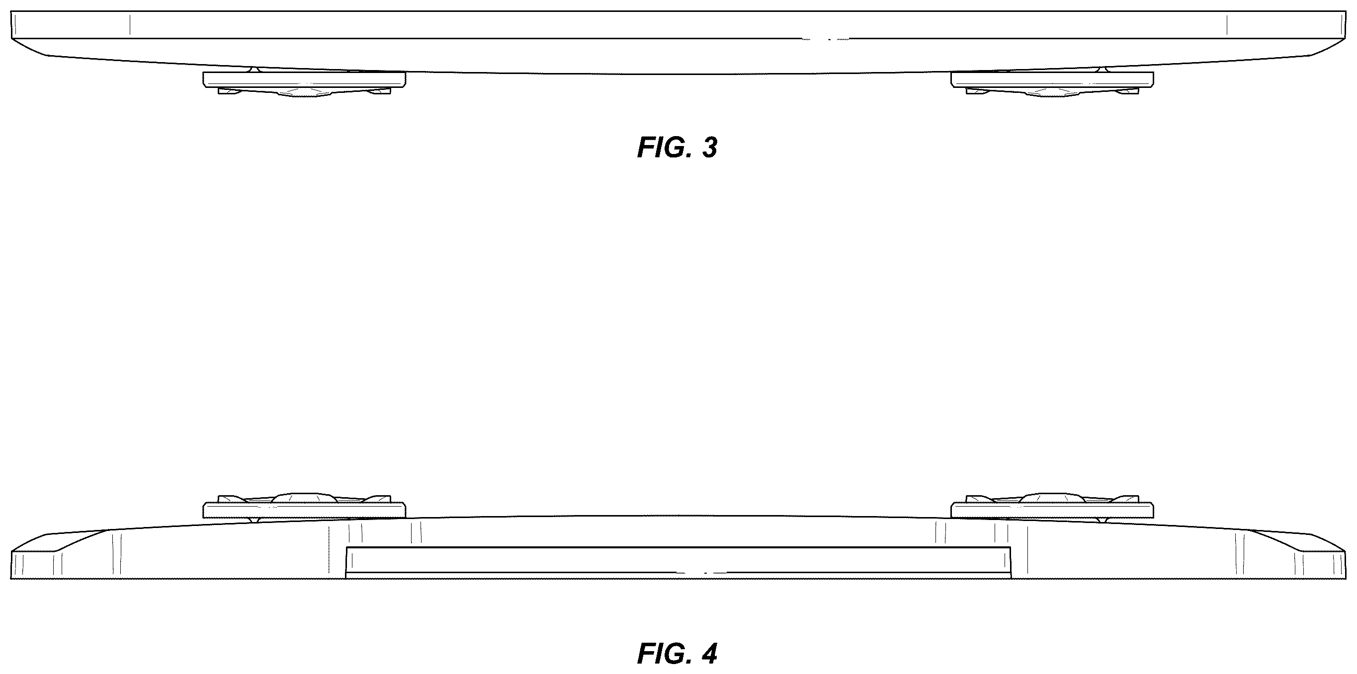 Patent USD1123768 Figure 3 – License plate frame