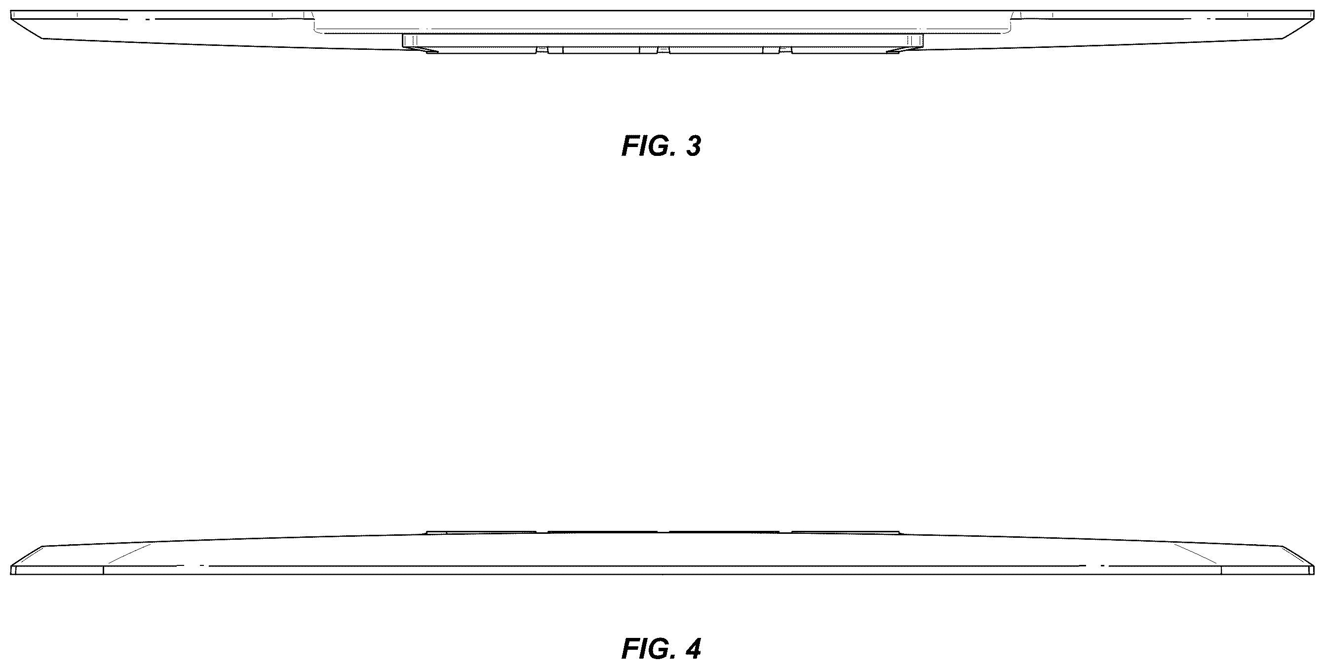 Patent USD1123770 Figure 3 – License plate frame