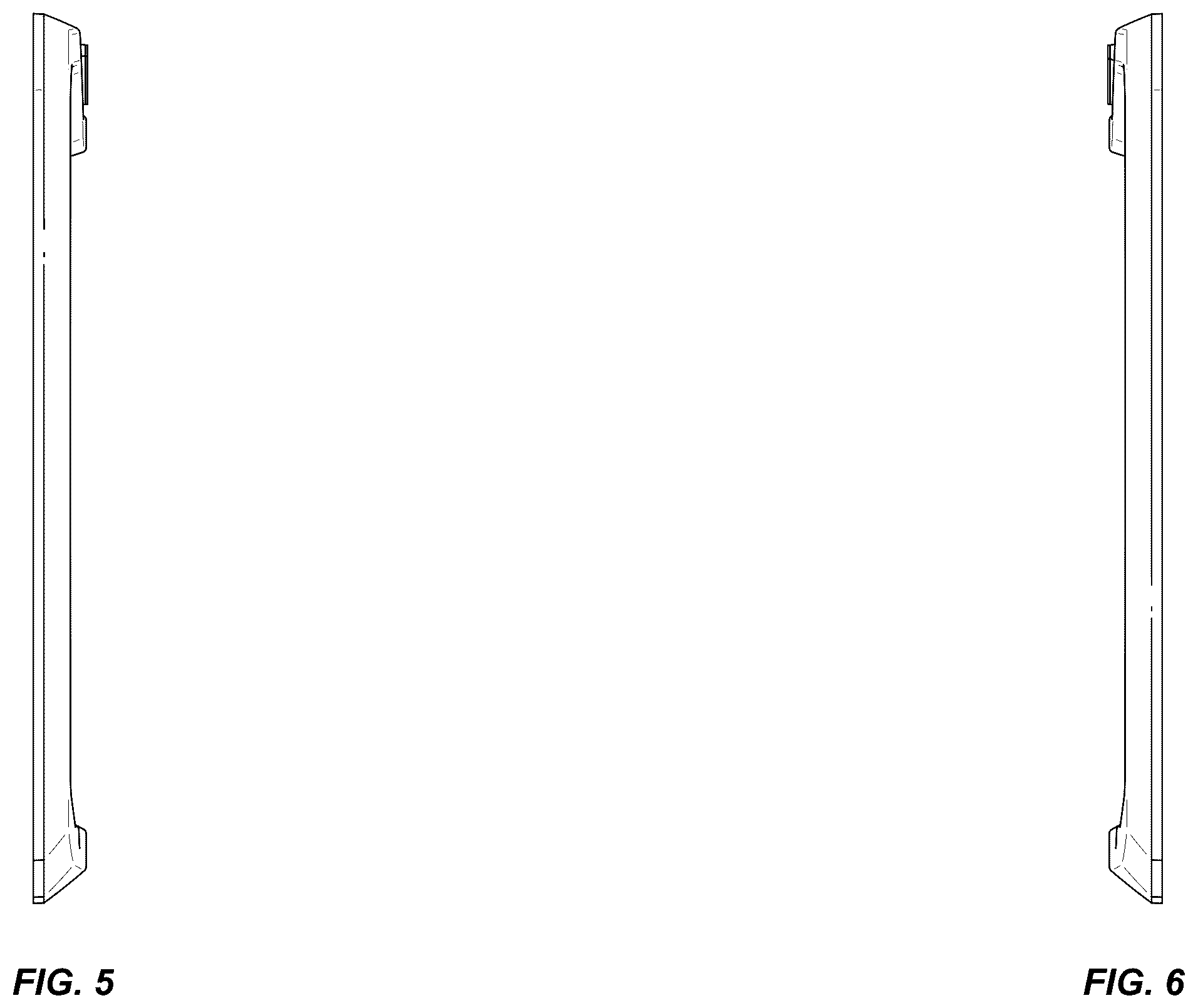 Patent USD1123770 Figure 4 – License plate frame