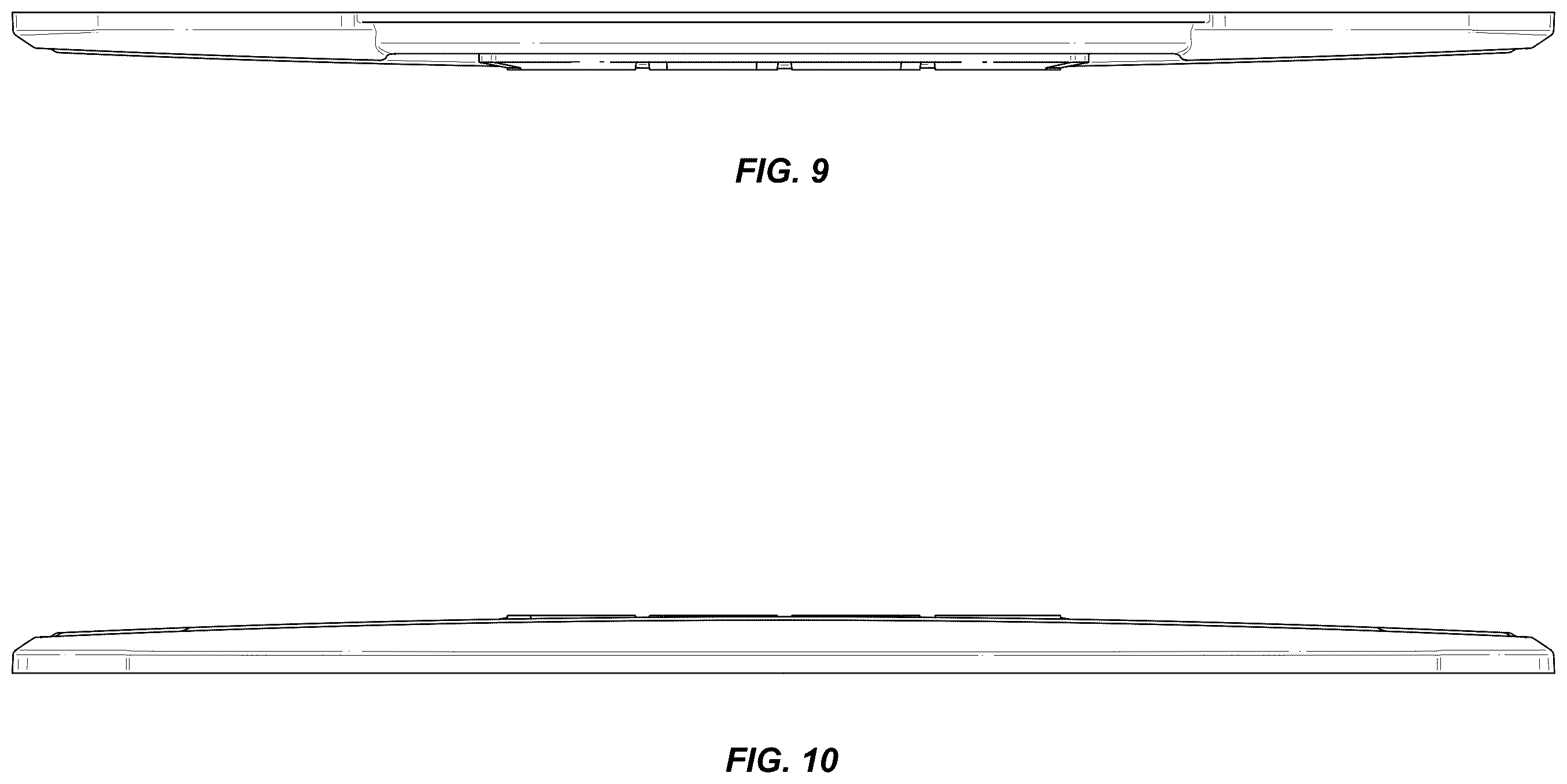 Patent USD1123770 Figure 7 – License plate frame