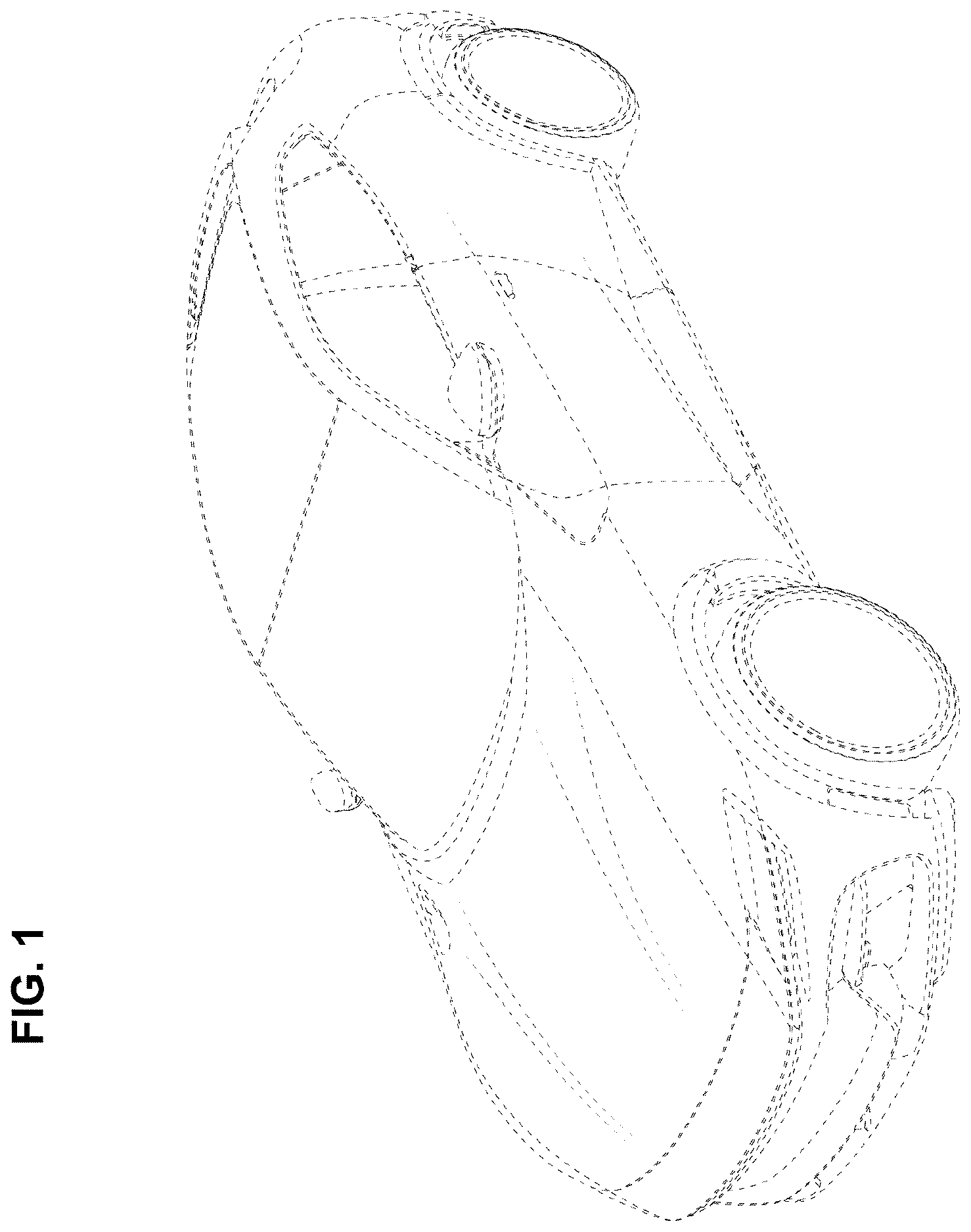Patent USD1123771 Figure 1 – Vehicle rear exhaust tubes set