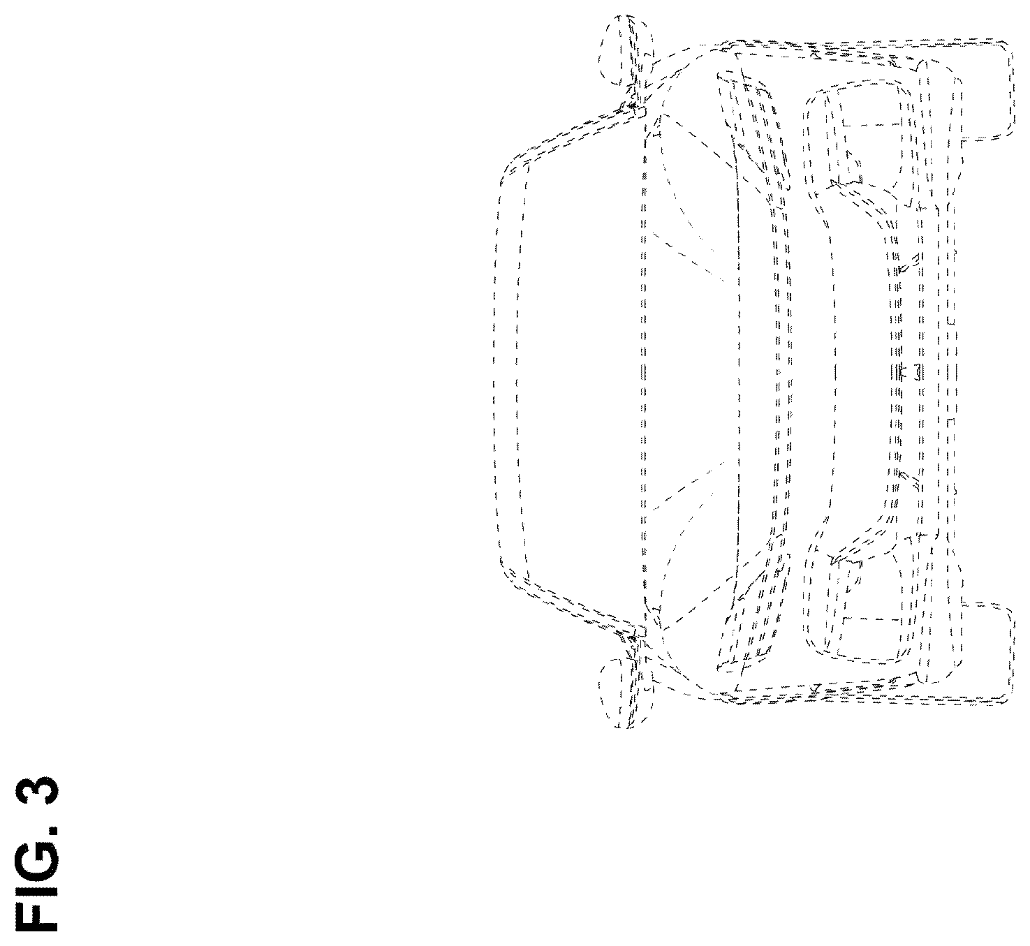 Patent USD1123771 Figure 3 – Vehicle rear exhaust tubes set