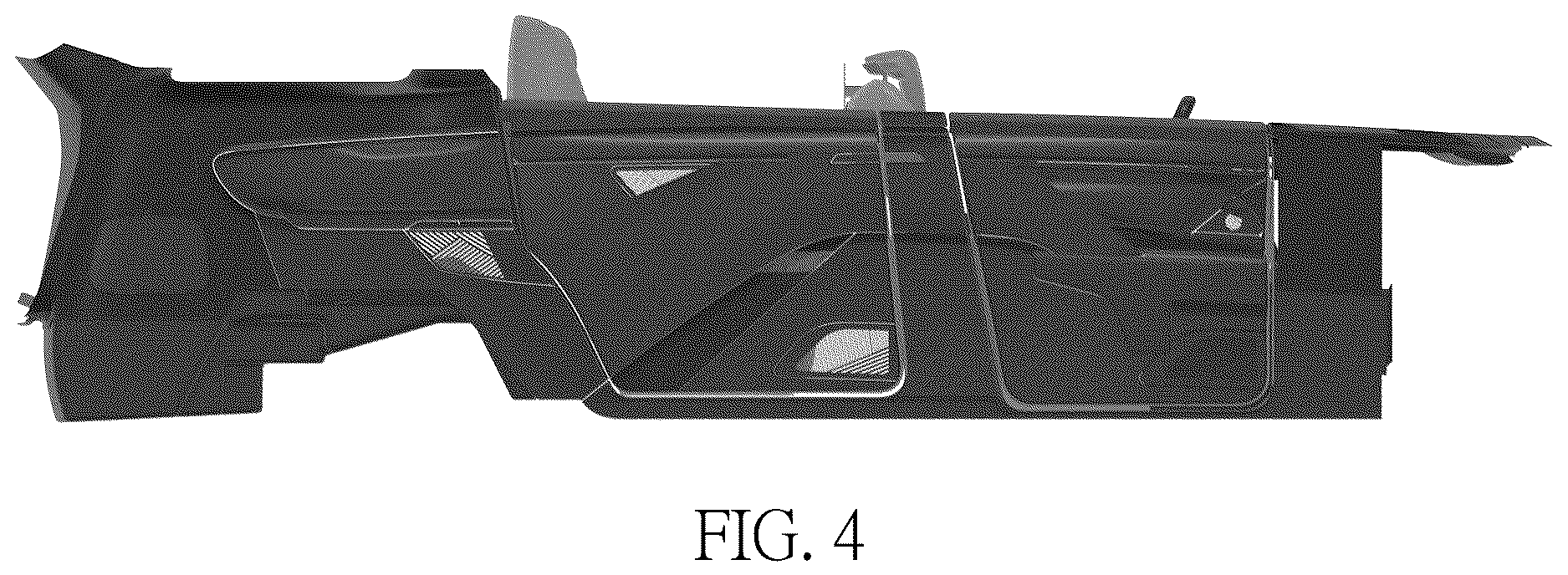 Patent USD1123772 Figure 4 – Automobile interior