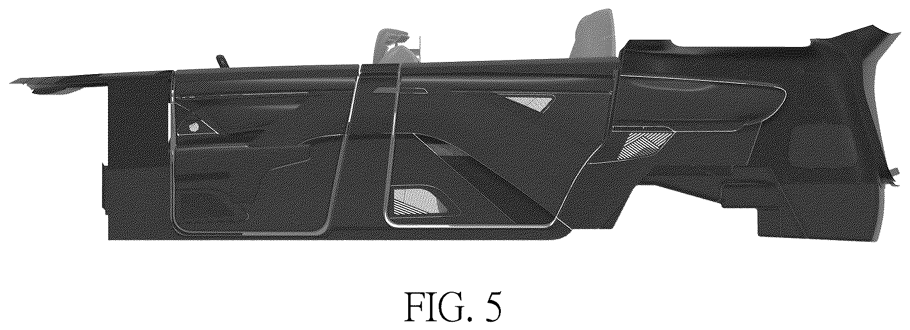 Patent USD1123772 Figure 5 – Automobile interior