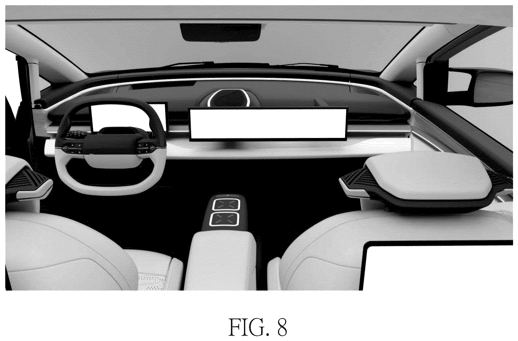 Patent USD1123772 Figure 8 – Automobile interior