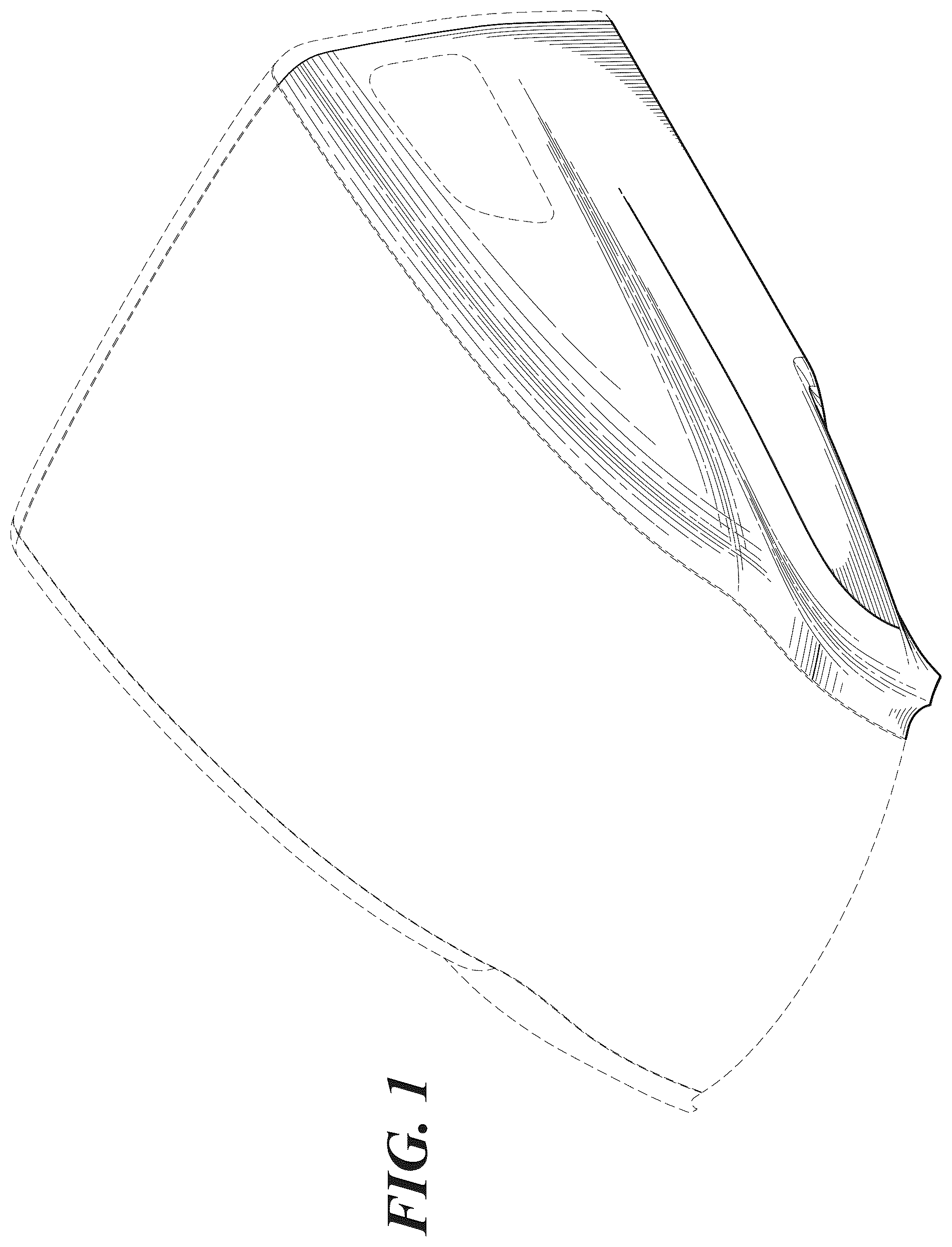 Patent USD1123773 Figure 1 – Vehicle roof