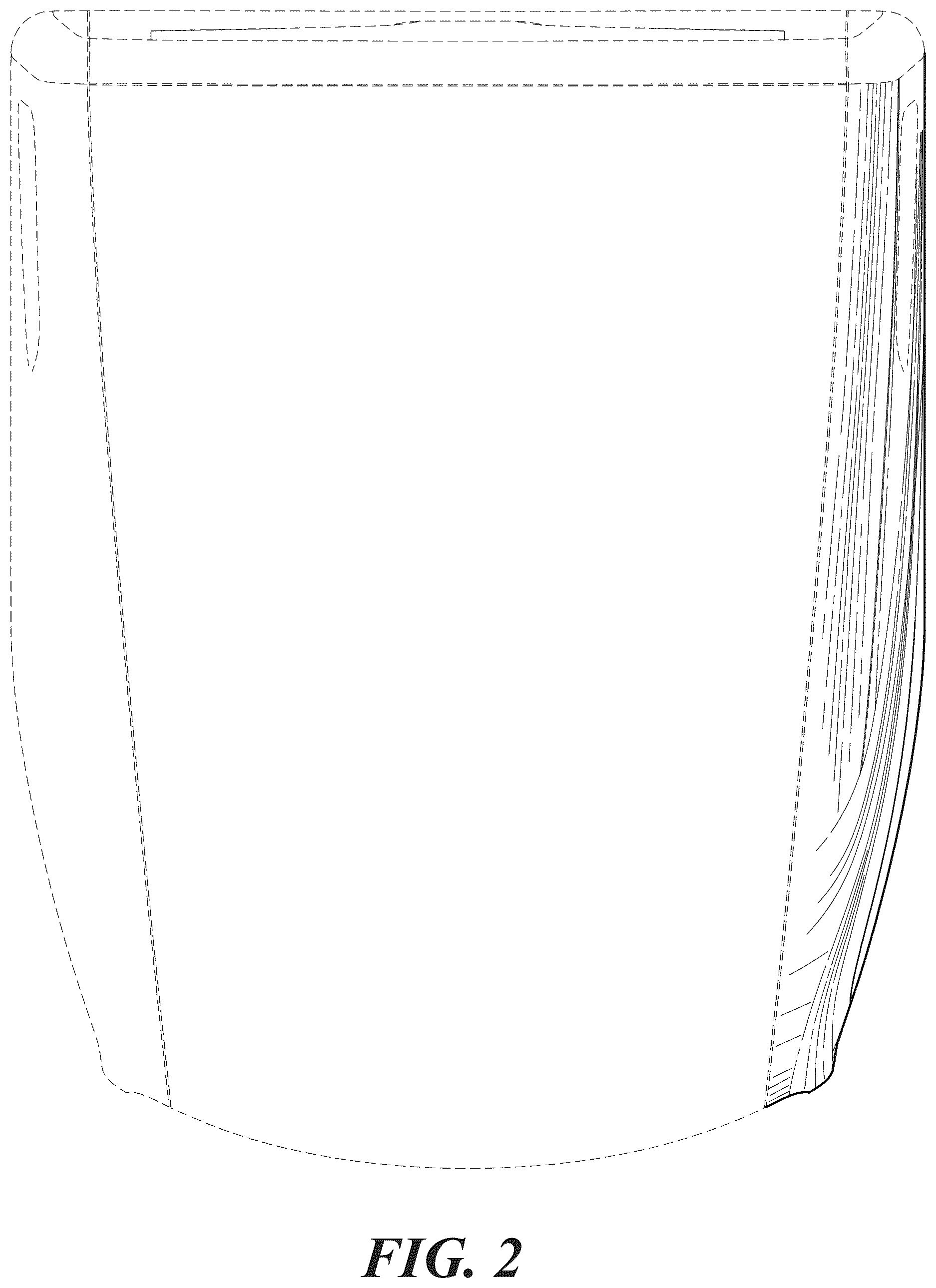 Patent USD1123773 Figure 2 – Vehicle roof