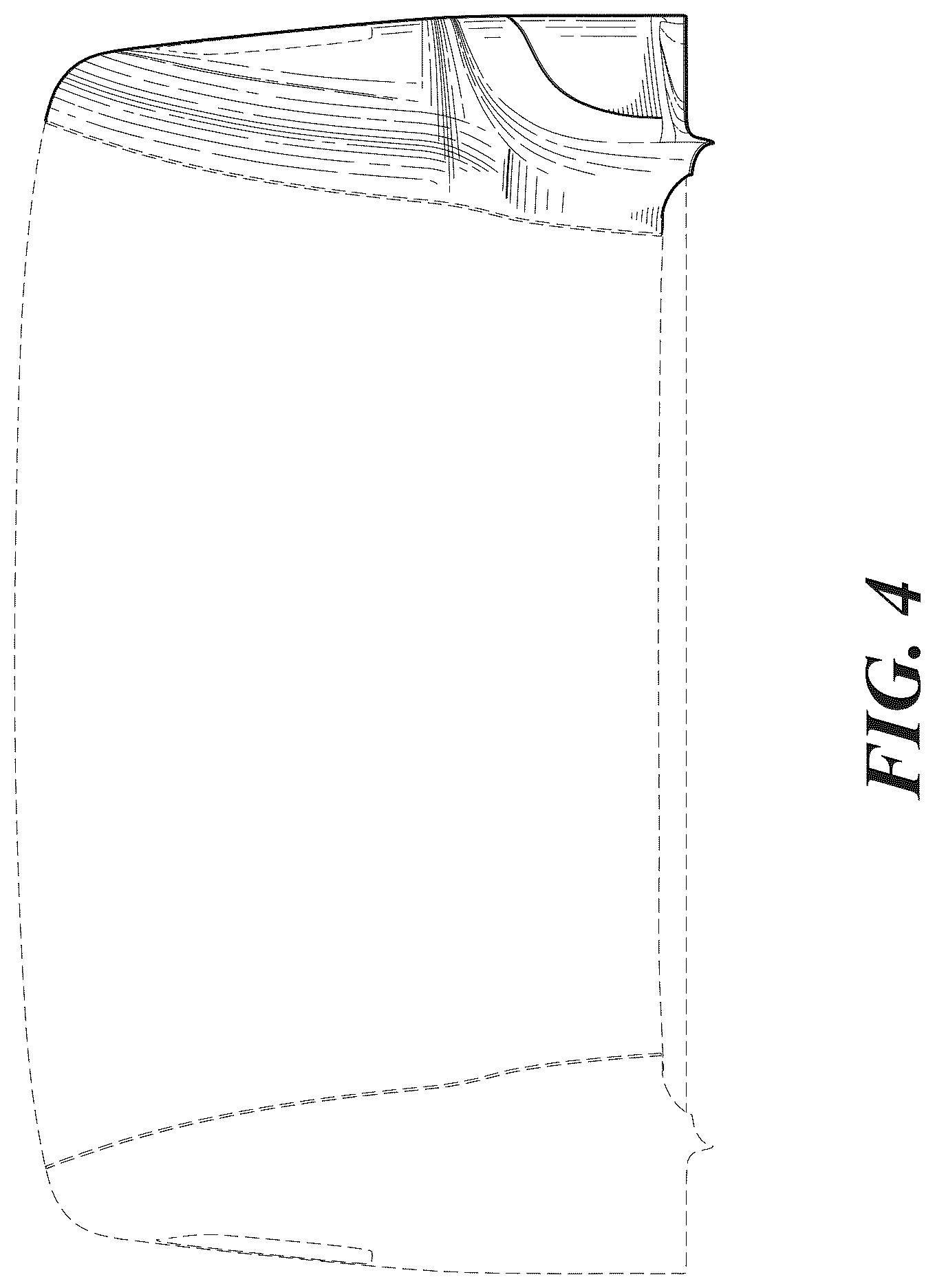 Patent USD1123773 Figure 4 – Vehicle roof