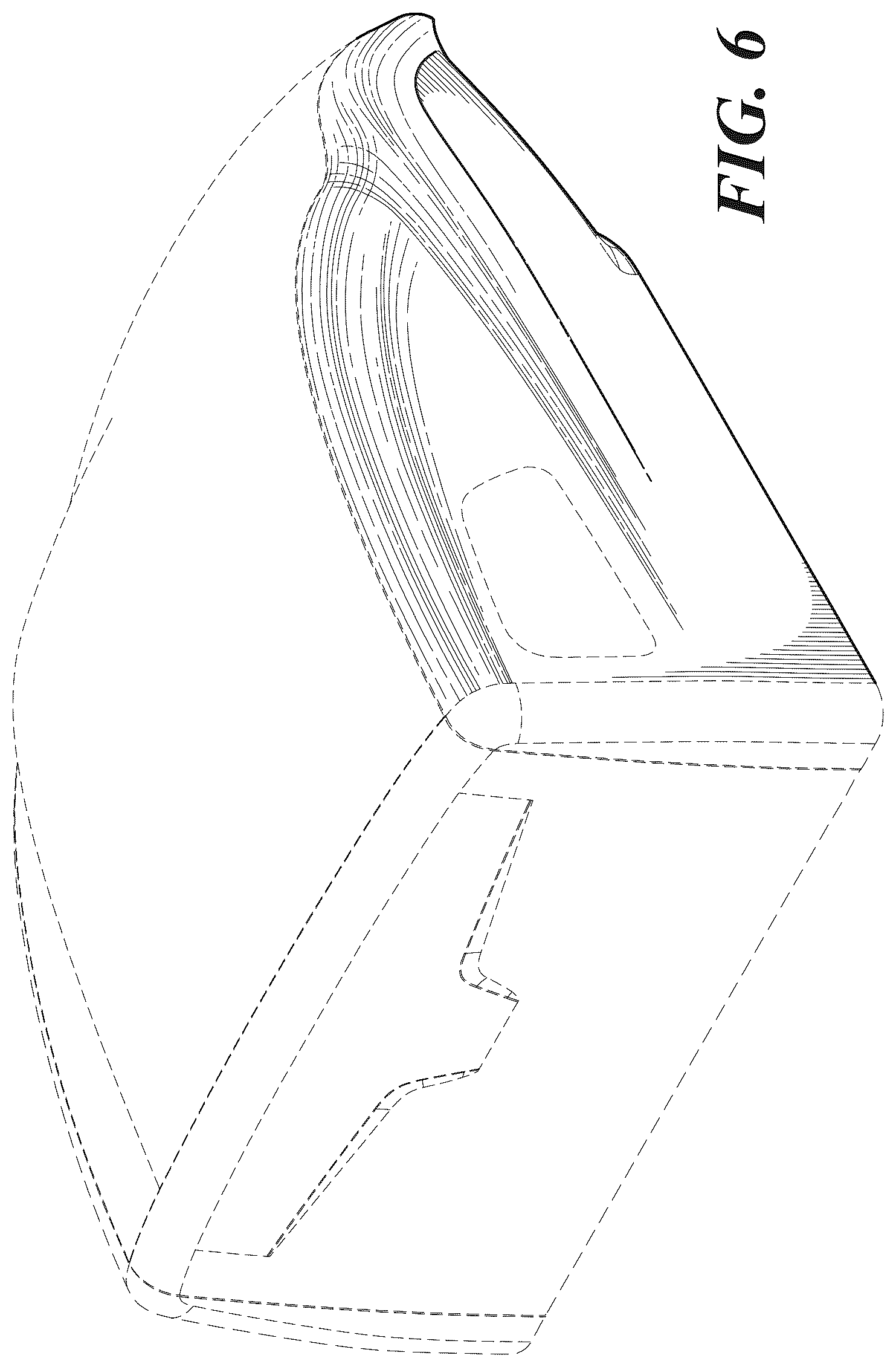 Patent USD1123773 Figure 6 – Vehicle roof