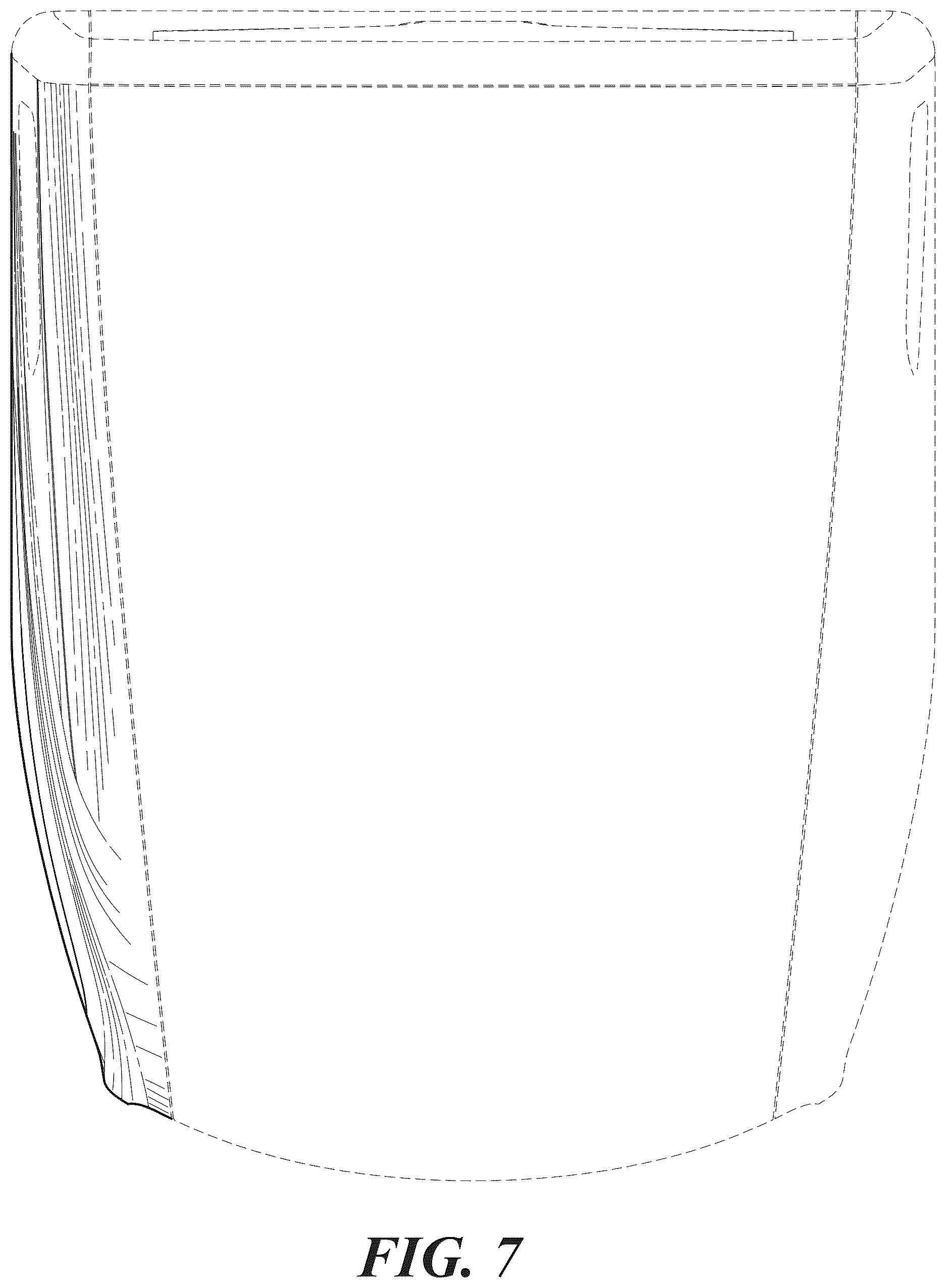 Patent USD1123773 Figure 7 – Vehicle roof