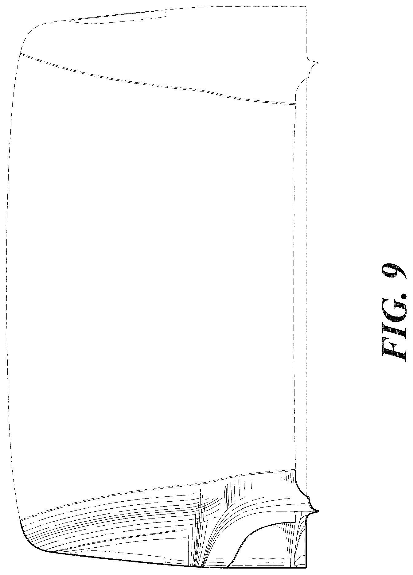 Patent USD1123773 Figure 9 – Vehicle roof