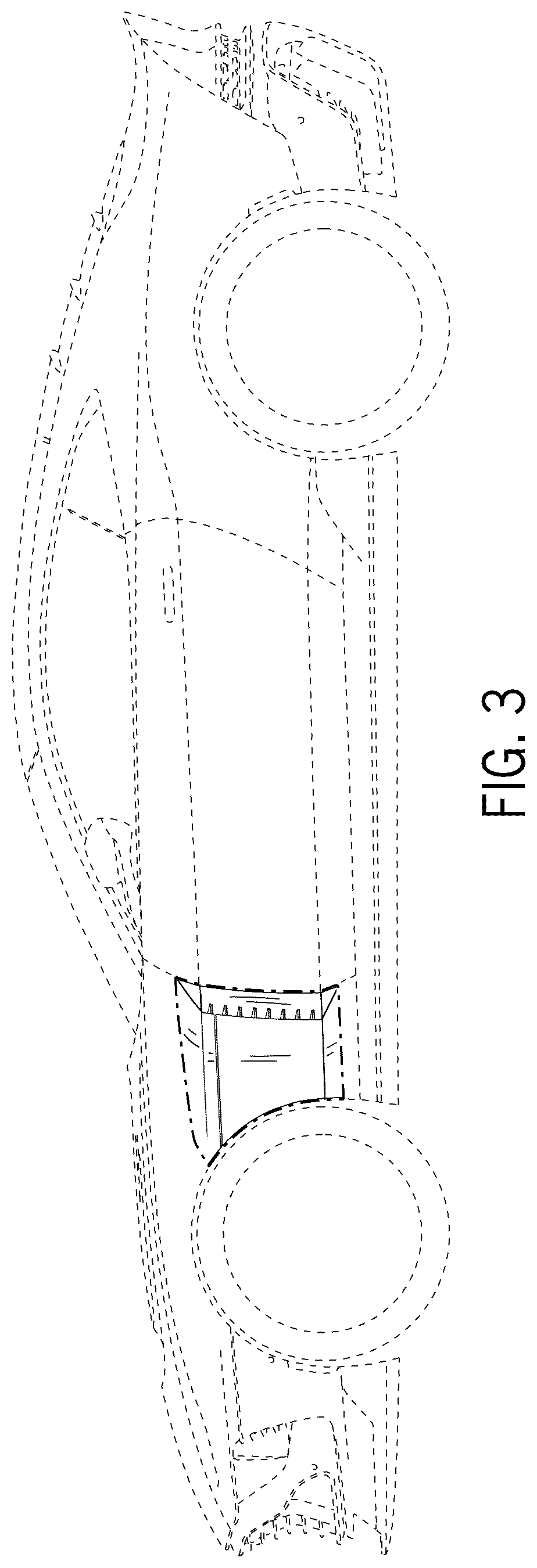 Patent USD1123774 Figure 3 – Fender vent for automobile or replica thereof