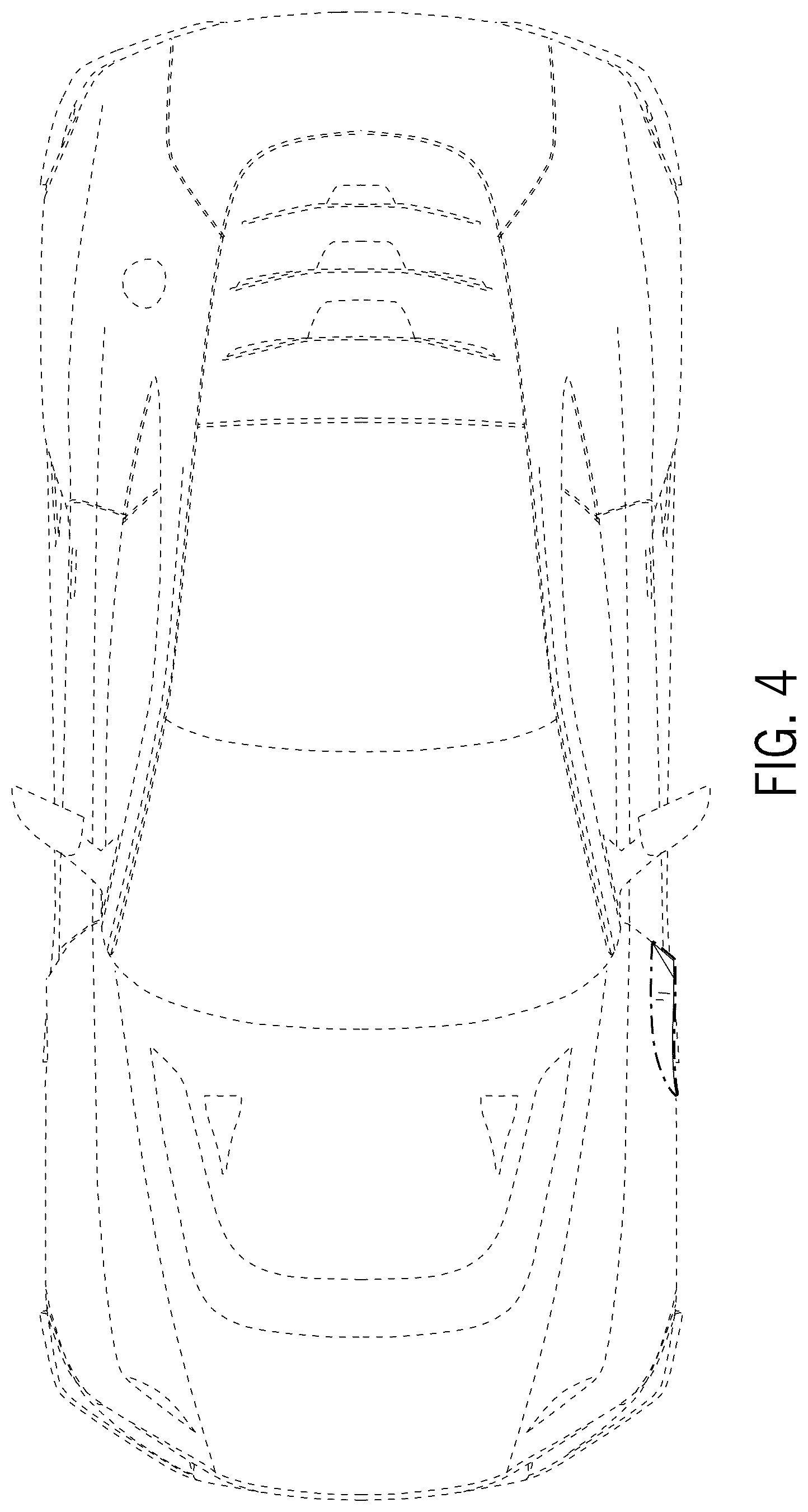 Patent USD1123774 Figure 4 – Fender vent for automobile or replica thereof