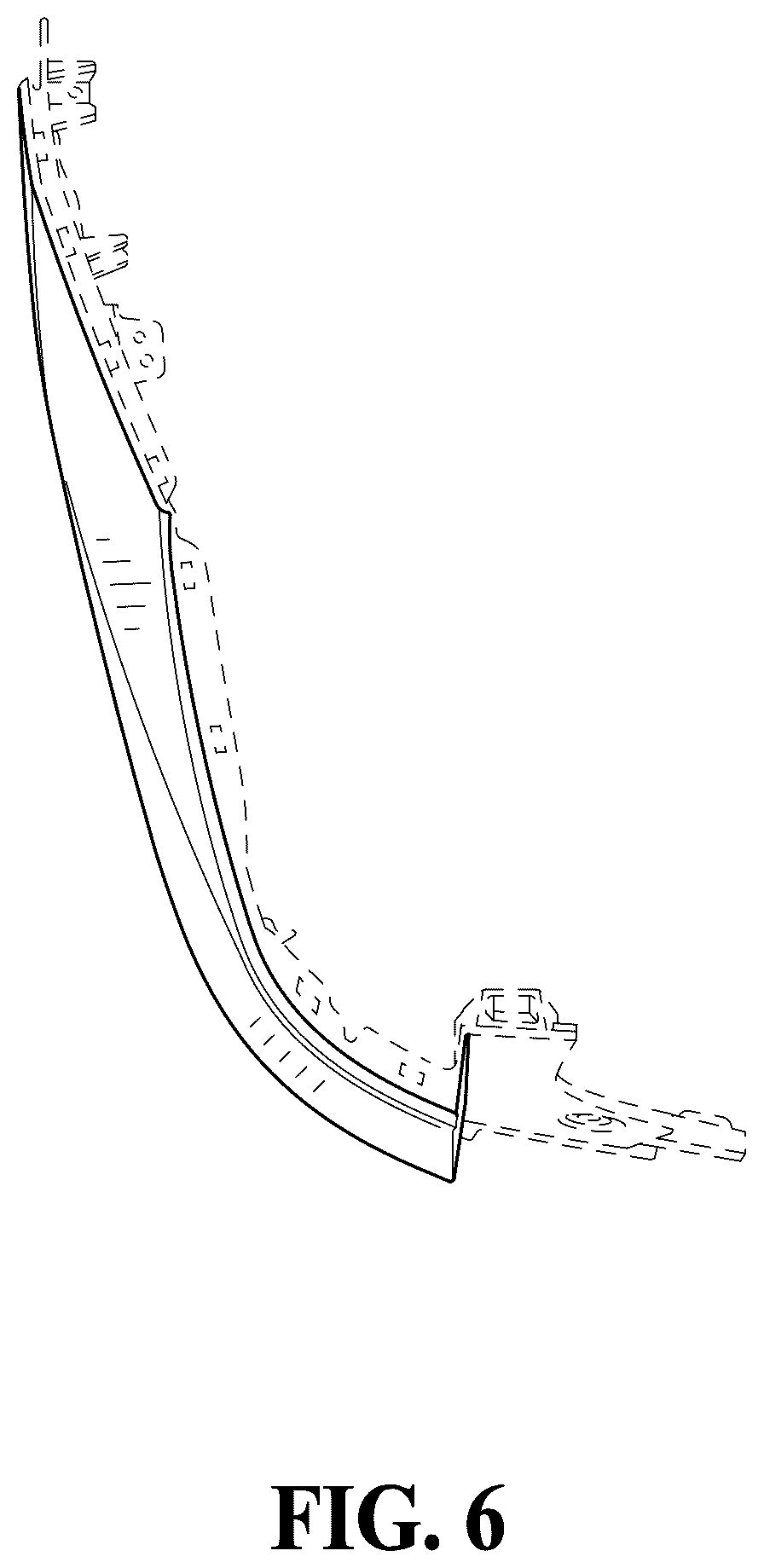 Patent USD1123775 Figure 6 – Vehicle rear upper fascia