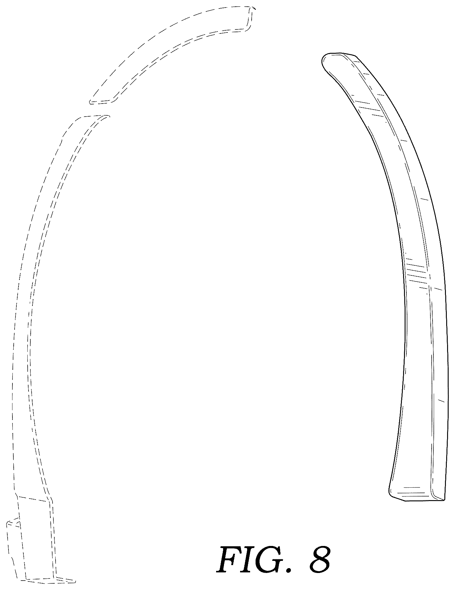 Patent USD1123776 Figure 8 – Wheel well closeout
