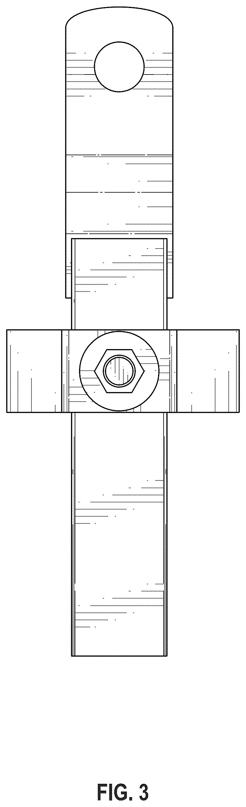 Patent USD1123777 Figure 3 – Spare tire supporting bracket