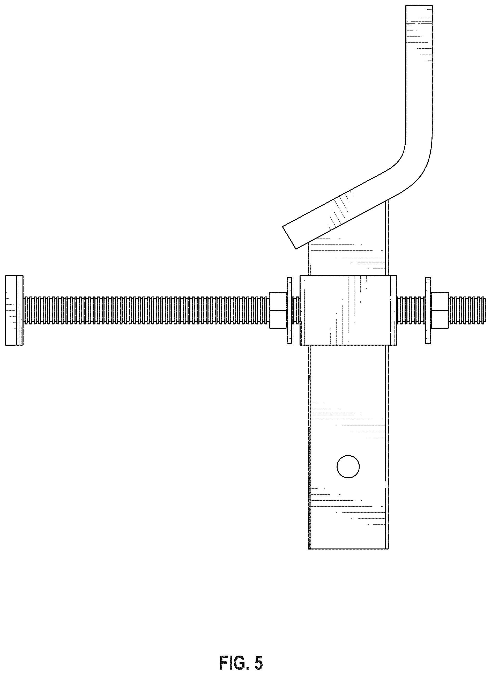 Patent USD1123777 Figure 5 – Spare tire supporting bracket
