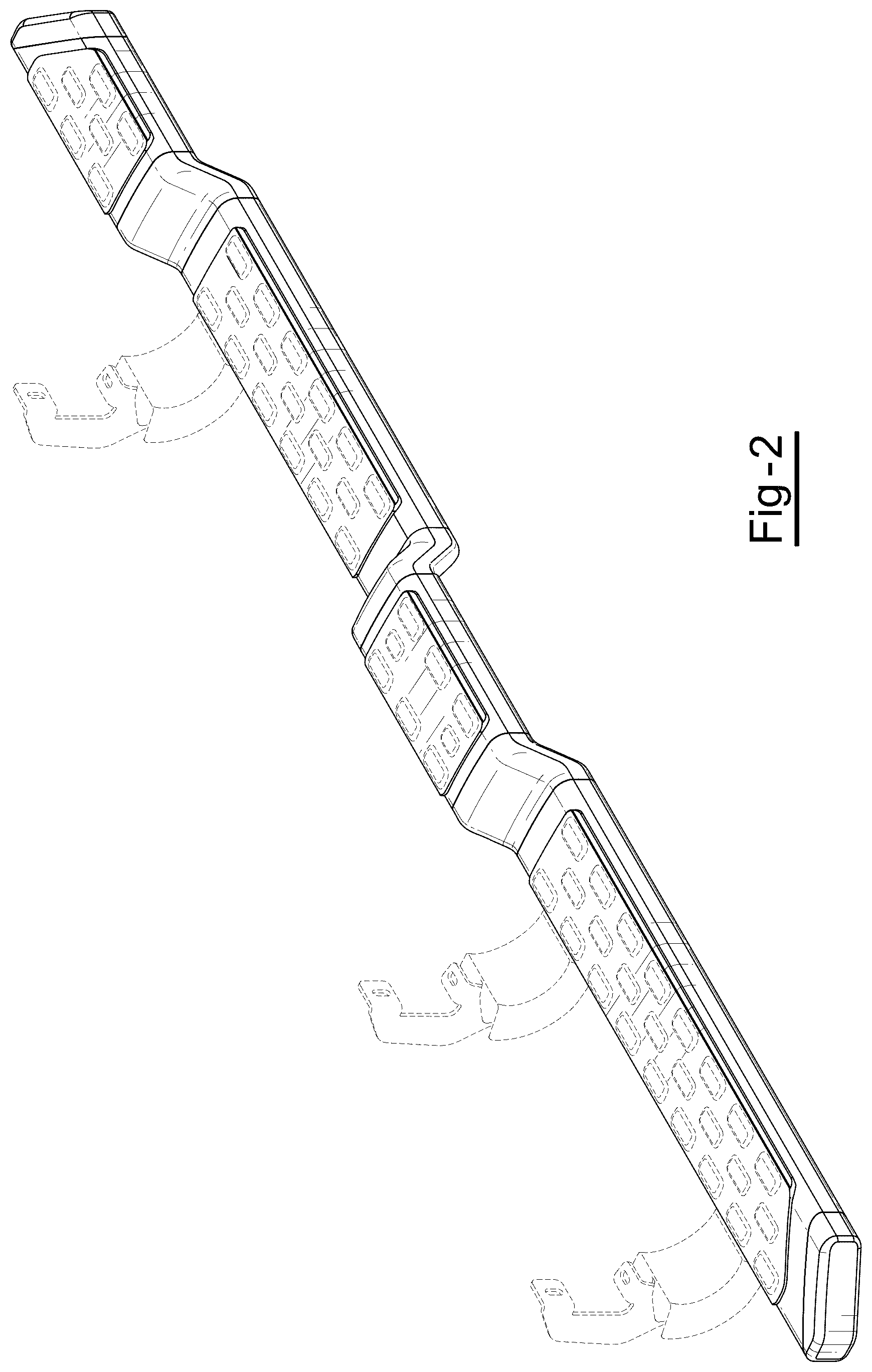 Patent USD1123778 Figure 2 – Vehicle running board