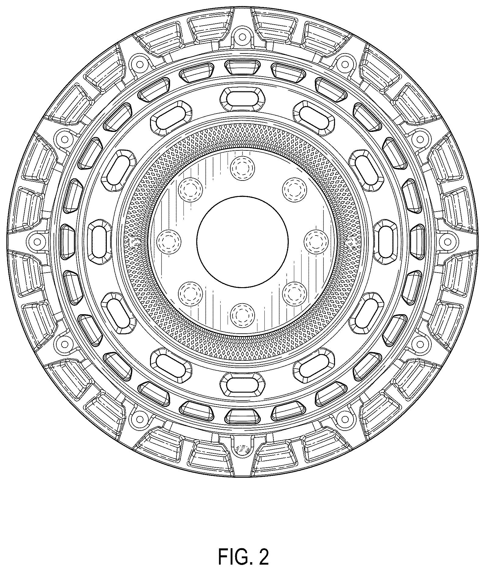 Patent USD1123779 Figure 2 – Wheel