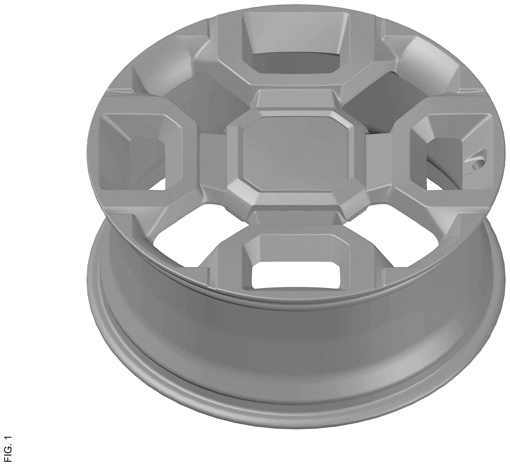 Patent USD1123780 Figure 1 – Wheel for automobile