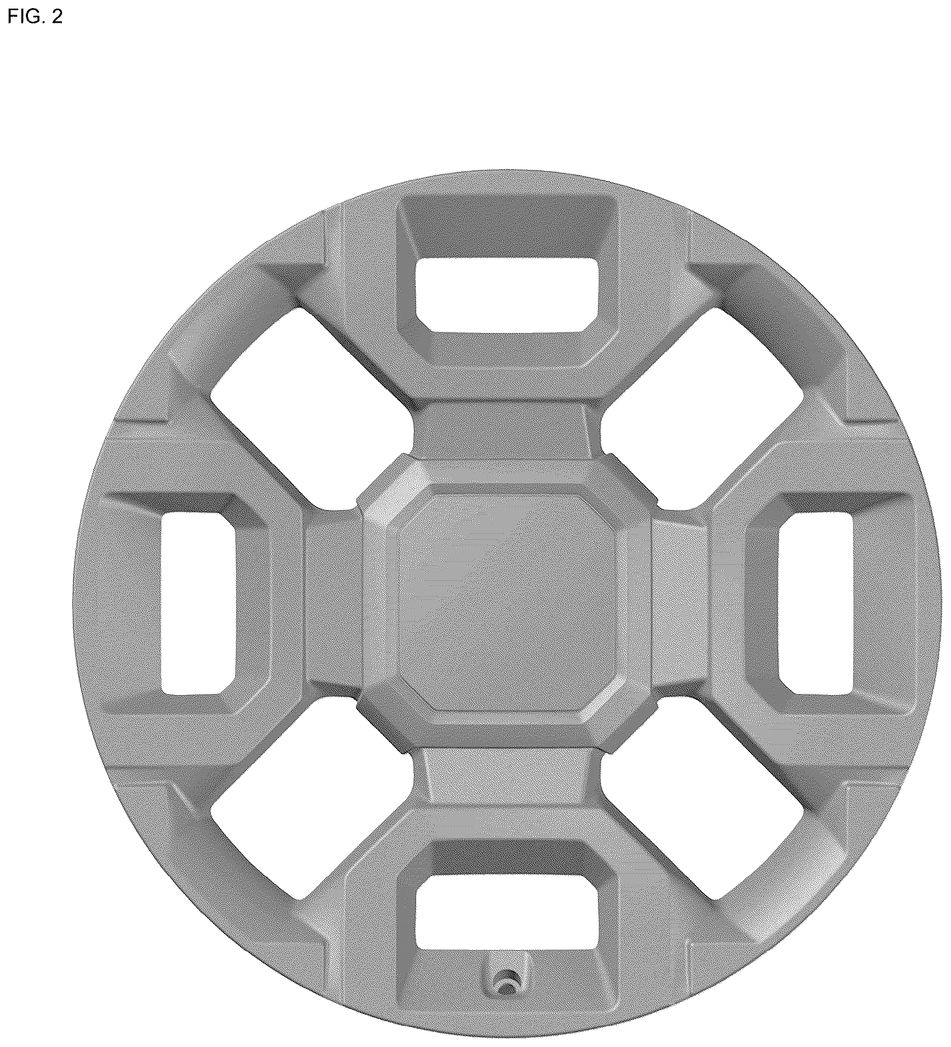 Patent USD1123780 Figure 2 – Wheel for automobile