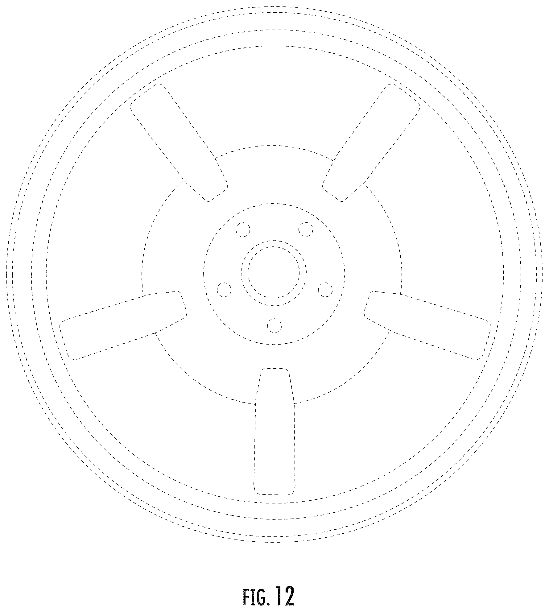 Patent USD1123781 Figure 10 – Automotive wheel