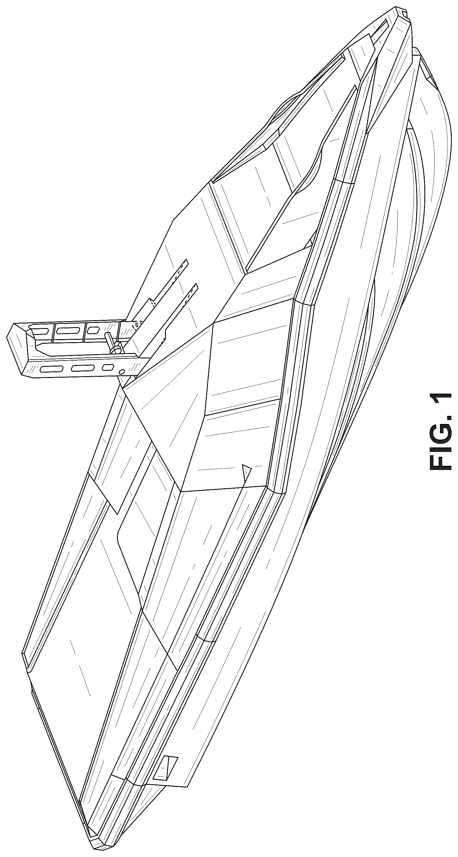 Patent USD1123782 Figure 1 – Boat