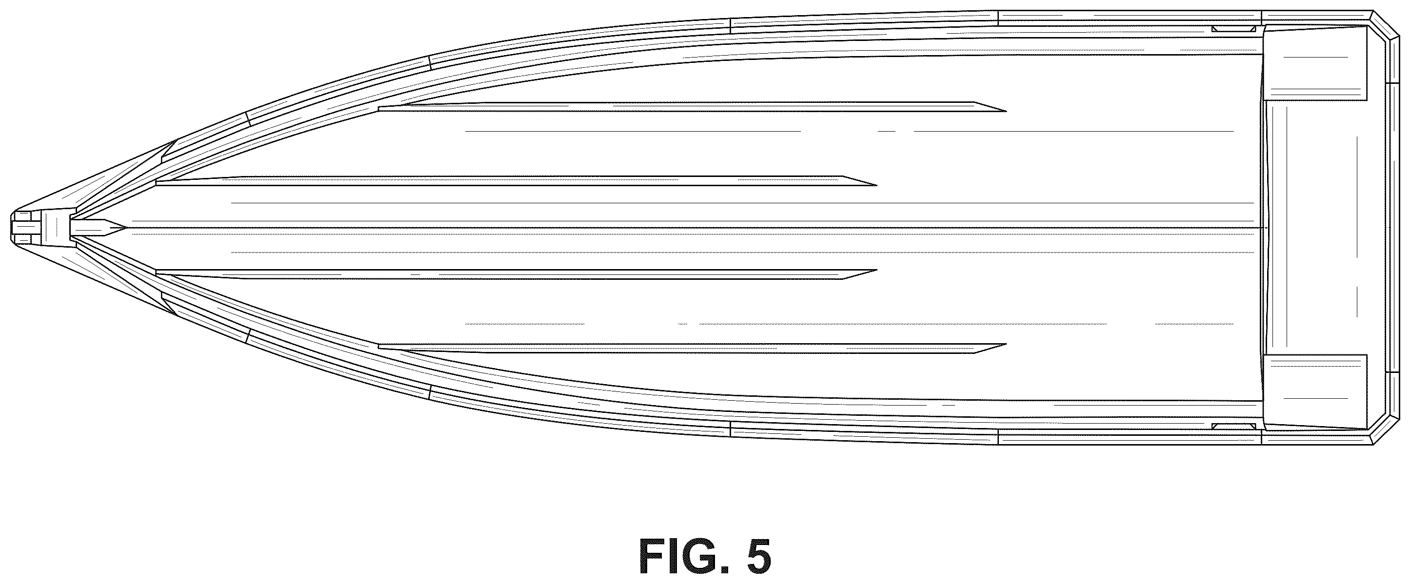 Patent USD1123782 Figure 5 – Boat