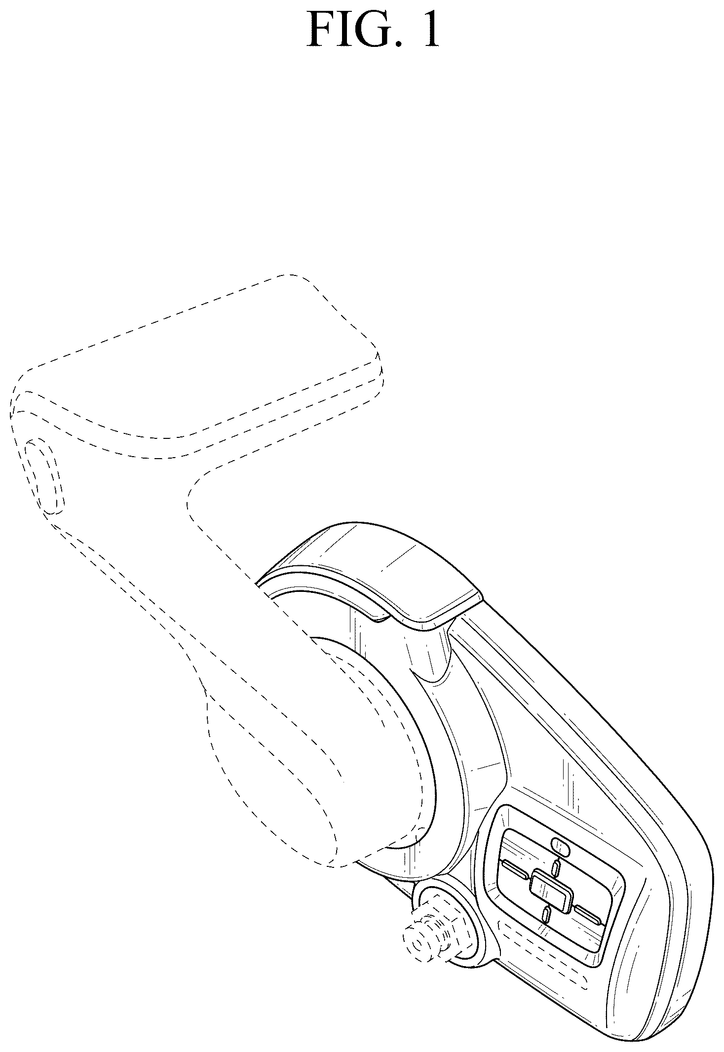 Patent USD1123783 Figure 1 – Remote controller for outboard motor