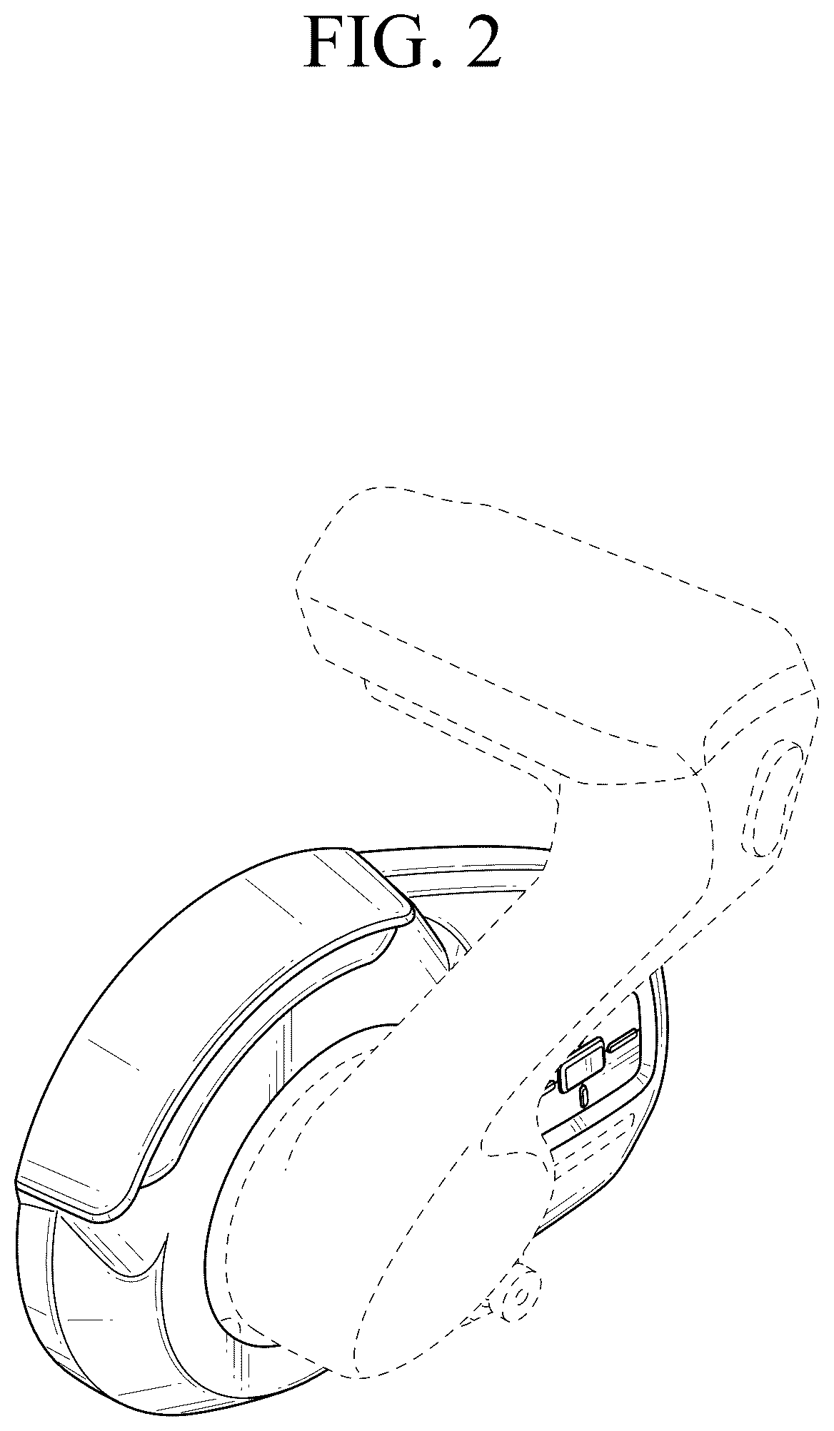 Patent USD1123783 Figure 2 – Remote controller for outboard motor