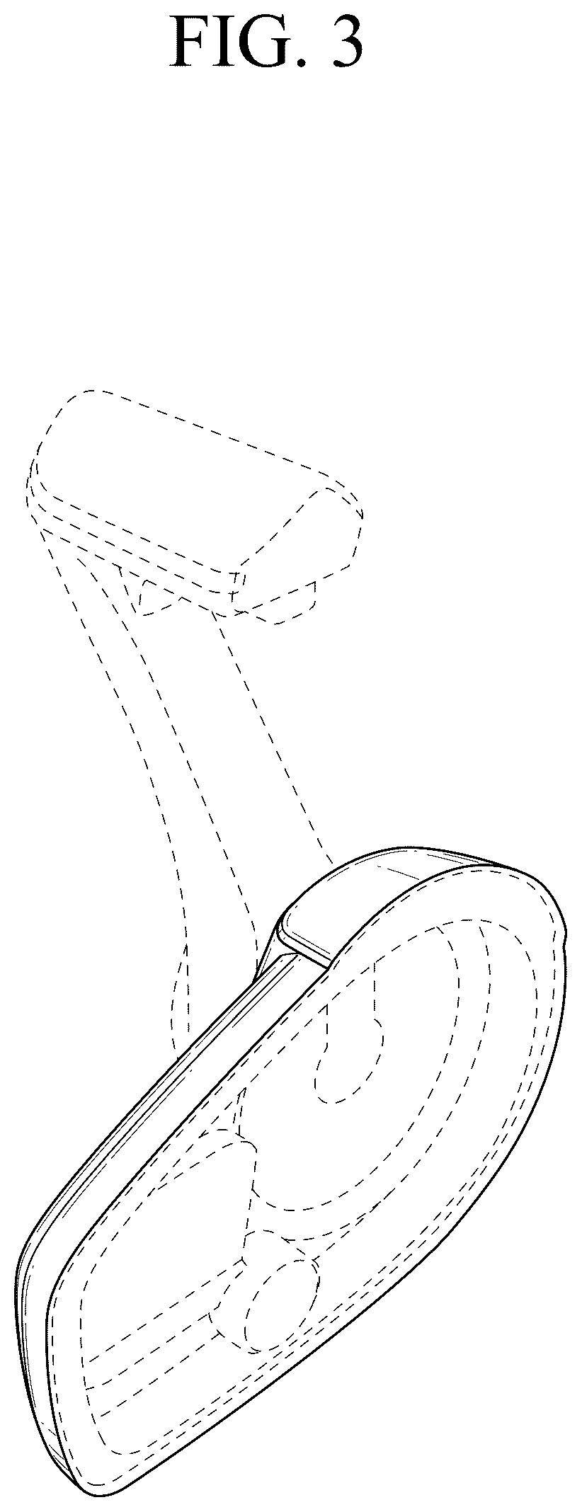 Patent USD1123783 Figure 3 – Remote controller for outboard motor