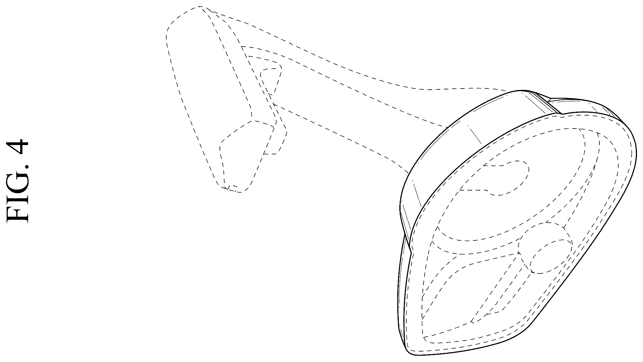 Patent USD1123783 Figure 4 – Remote controller for outboard motor