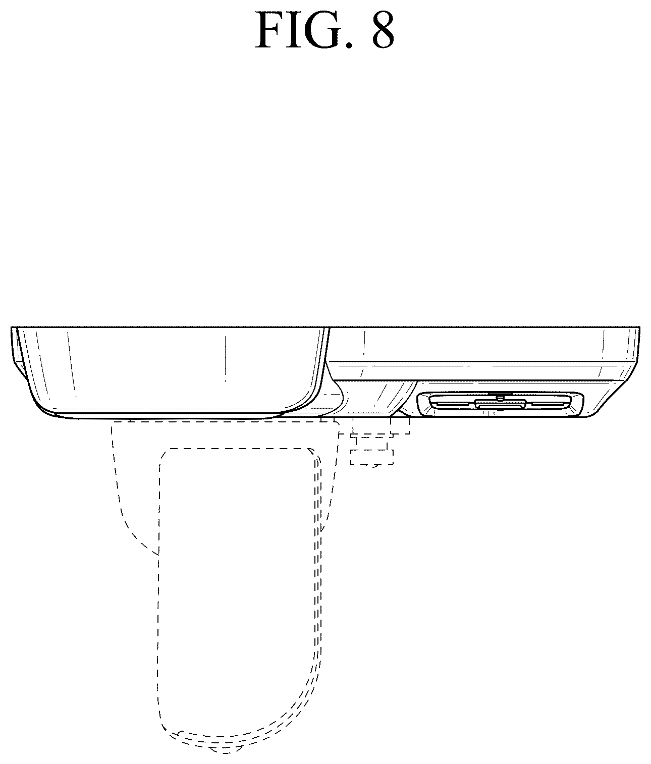 Patent USD1123783 Figure 8 – Remote controller for outboard motor