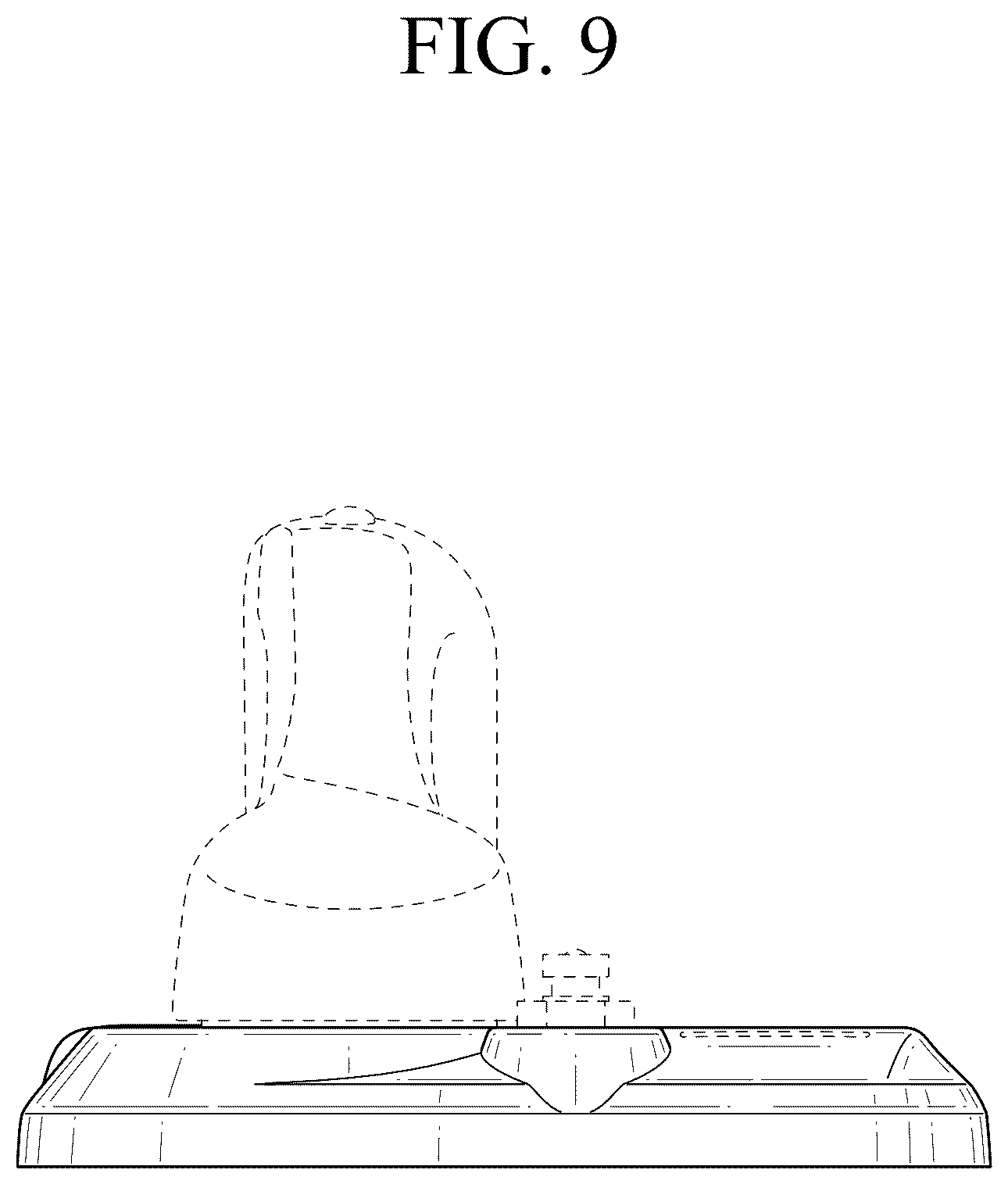 Patent USD1123783 Figure 9 – Remote controller for outboard motor
