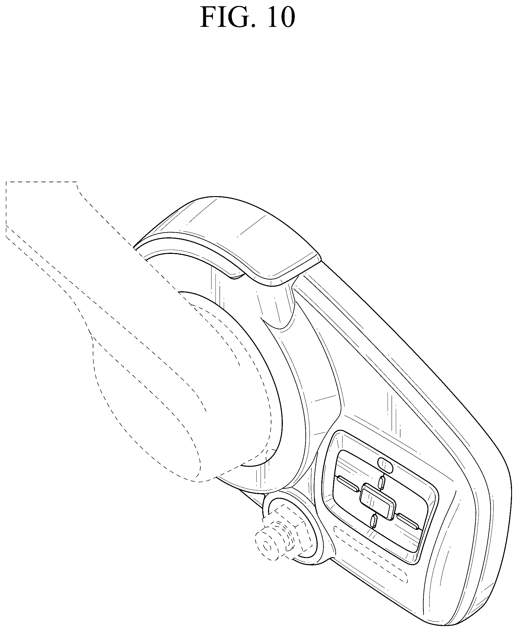 Patent USD1123783 Figure 10 – Remote controller for outboard motor