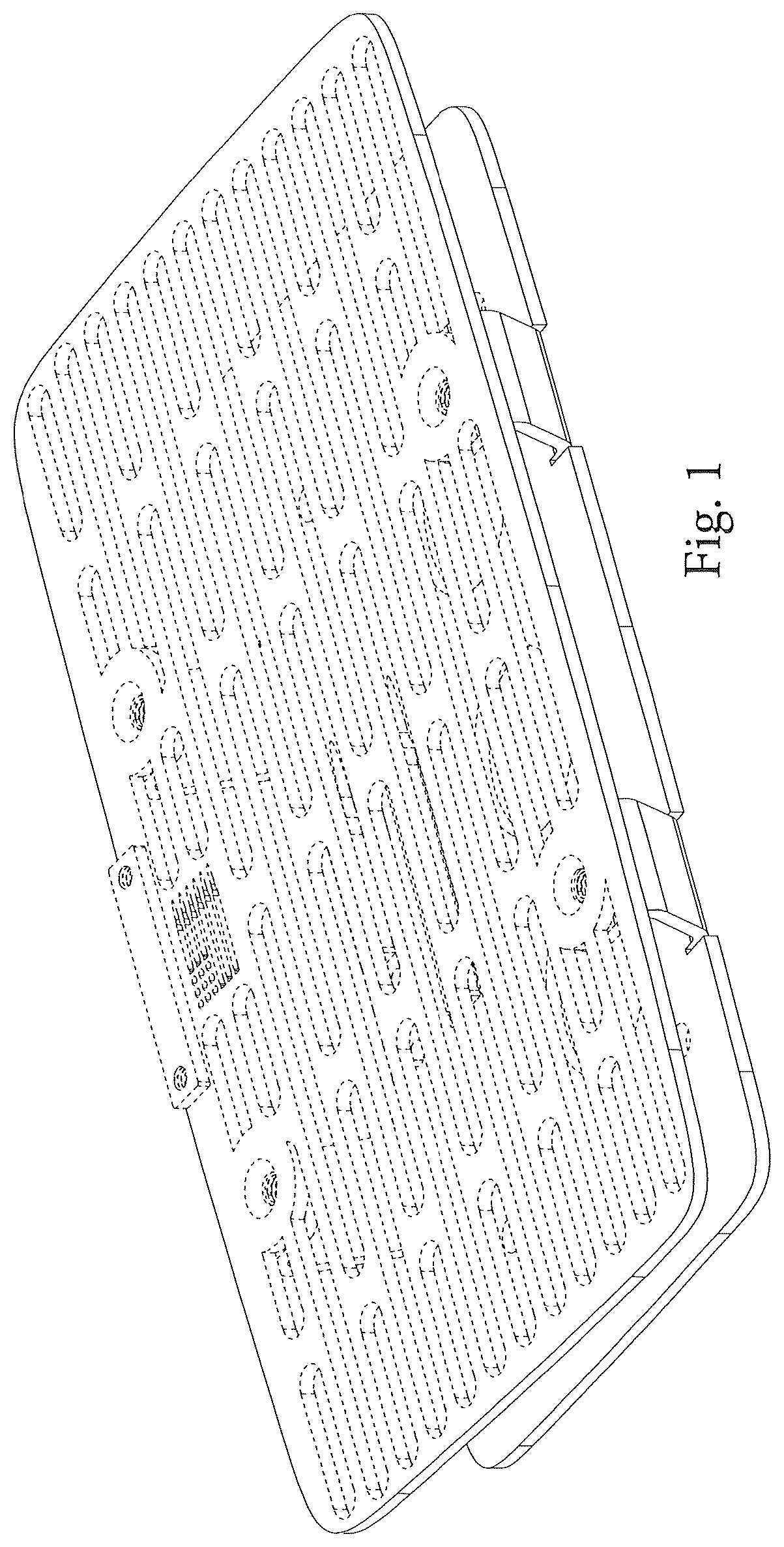 Patent USD1123785 — Vehicle accessory base — Figure 1