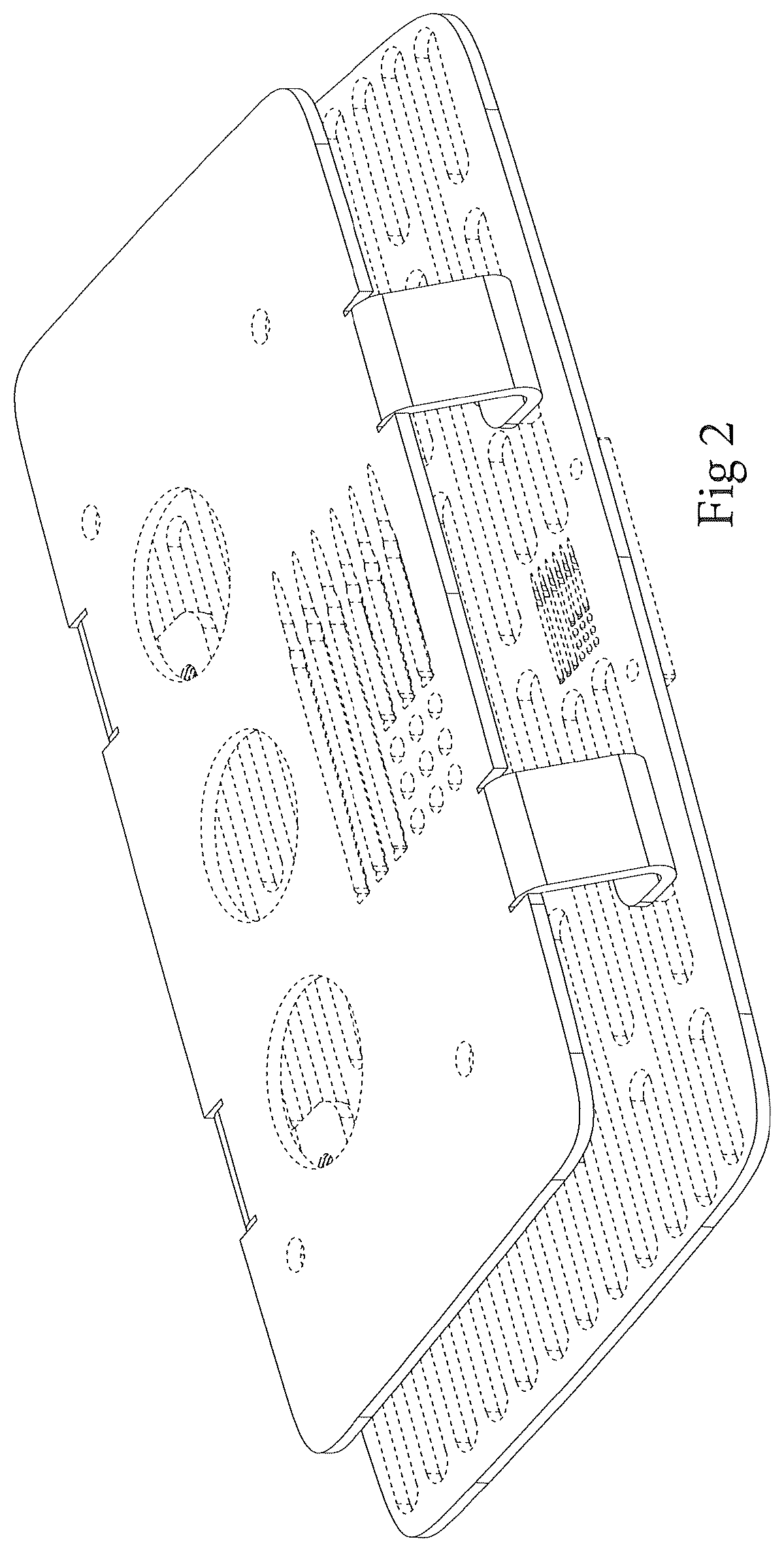 Patent USD1123785 Figure 2 – Vehicle accessory base