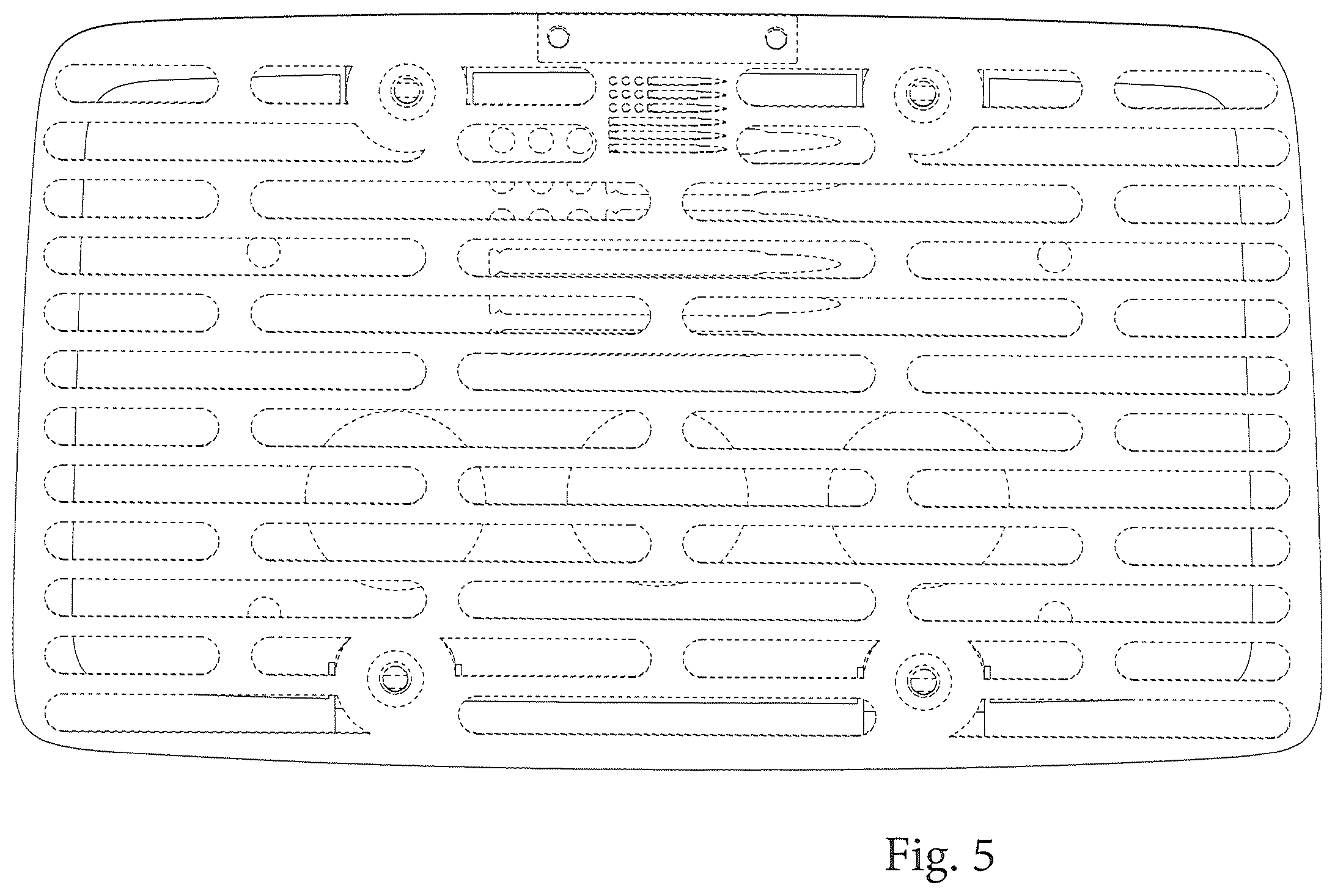 Patent USD1123785 Figure 4 – Vehicle accessory base