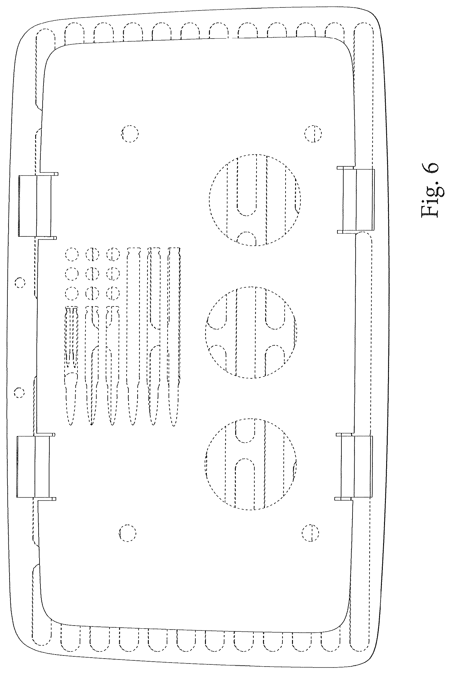 Patent USD1123785 Figure 5 – Vehicle accessory base