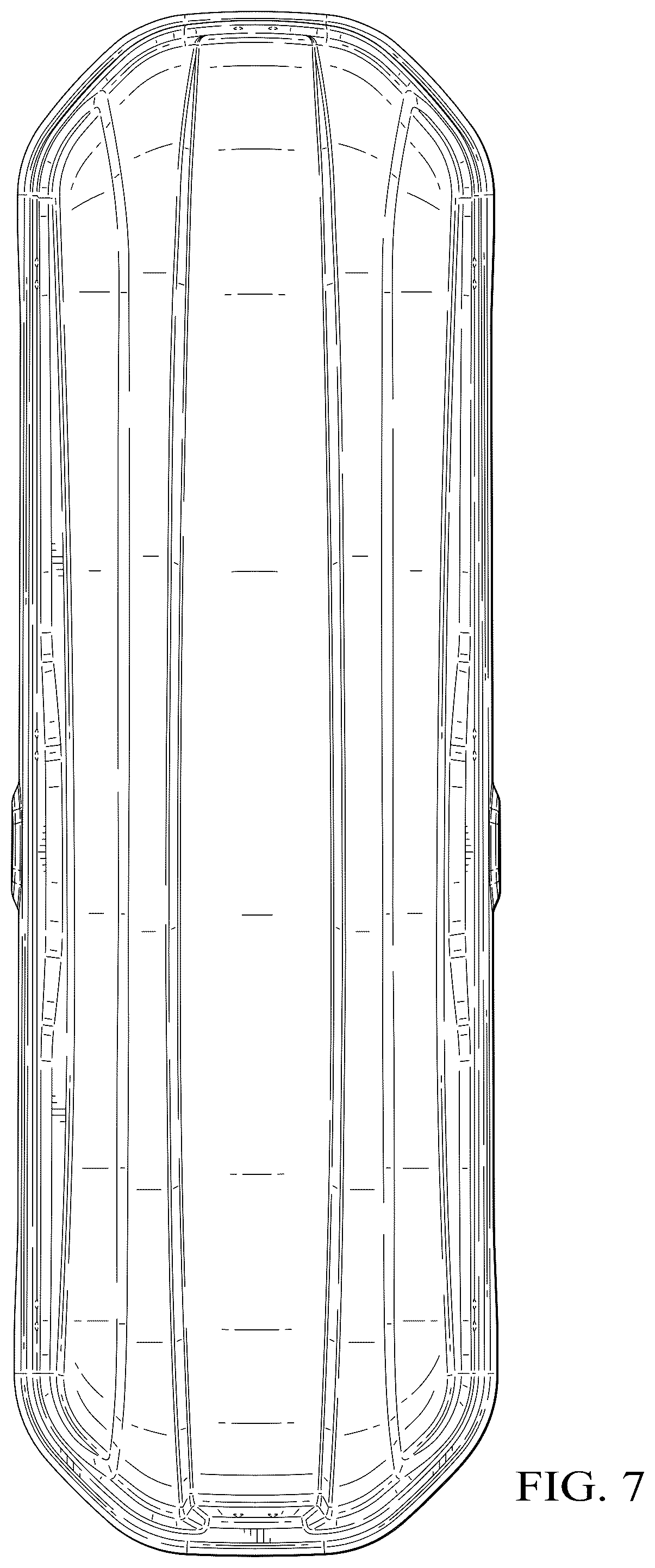 Patent USD1123788 Figure 5 – Vehicle top carrier