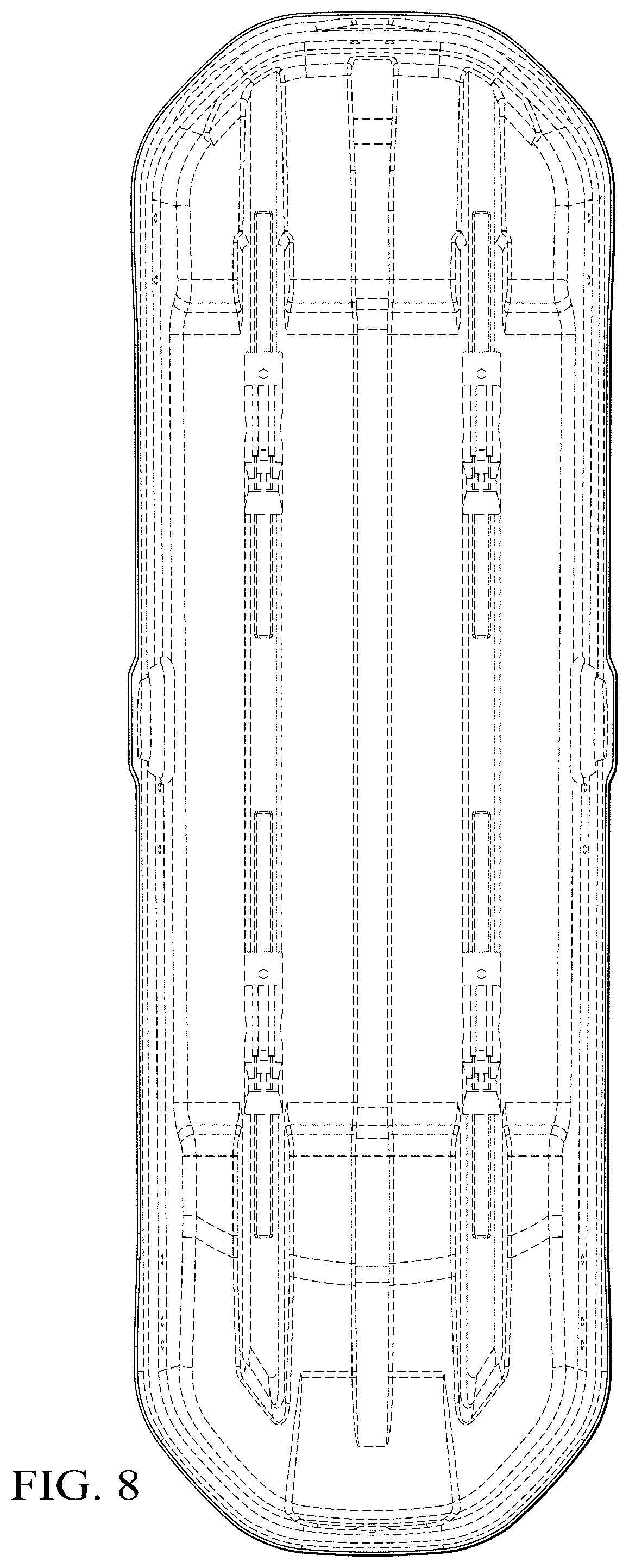 Patent USD1123788 Figure 6 – Vehicle top carrier