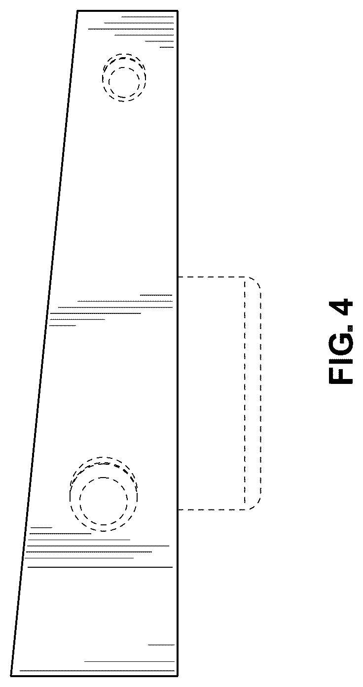 Patent USD1123789 Figure 4 – Vehicle cup holder