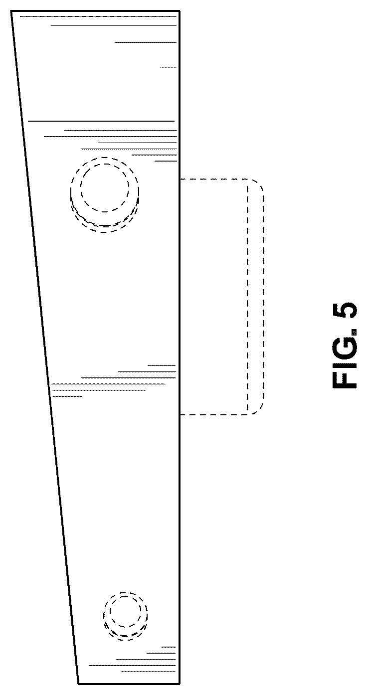 Patent USD1123789 Figure 5 – Vehicle cup holder