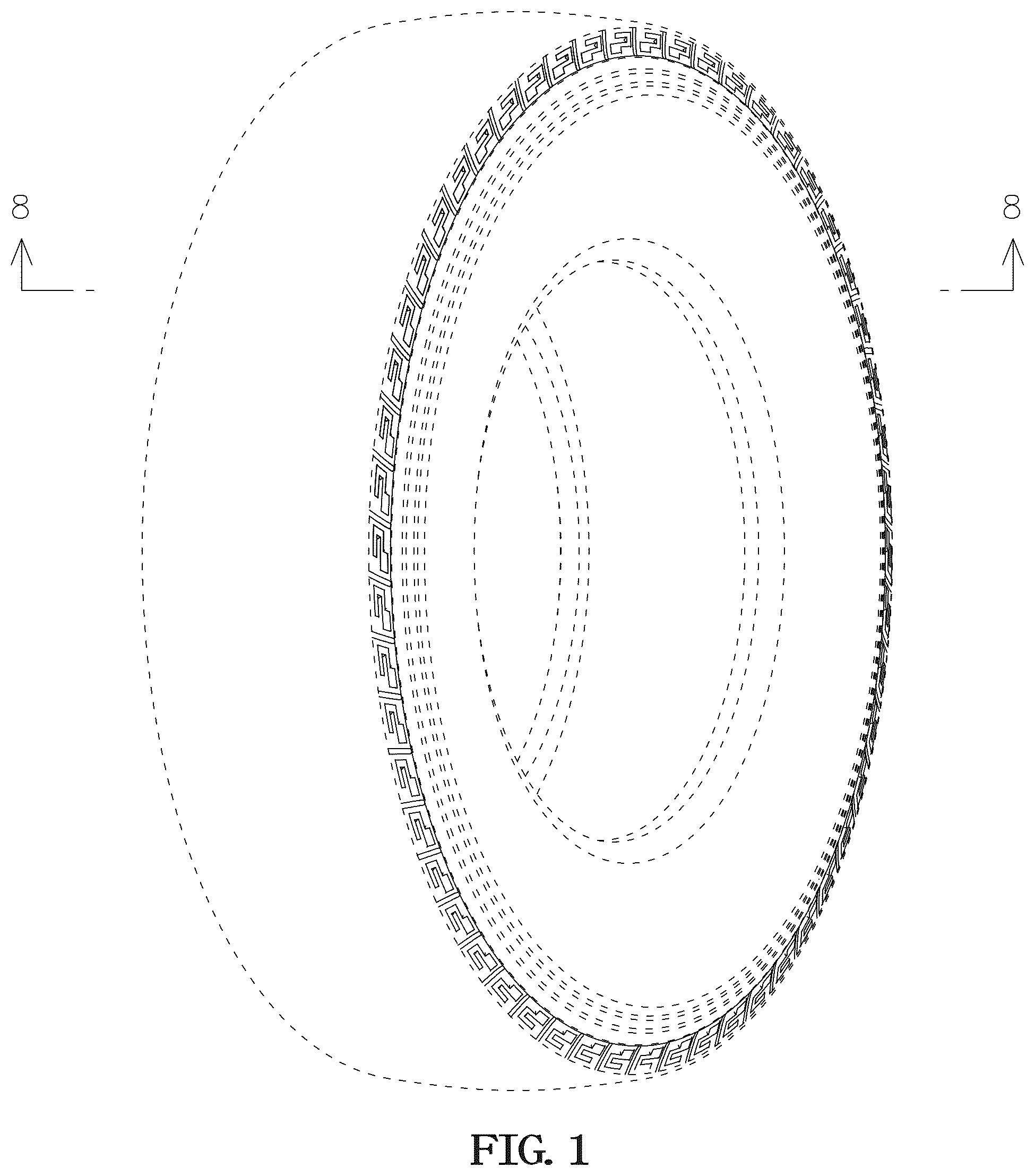 Patent USD1123790 — Tire — Figure 1
